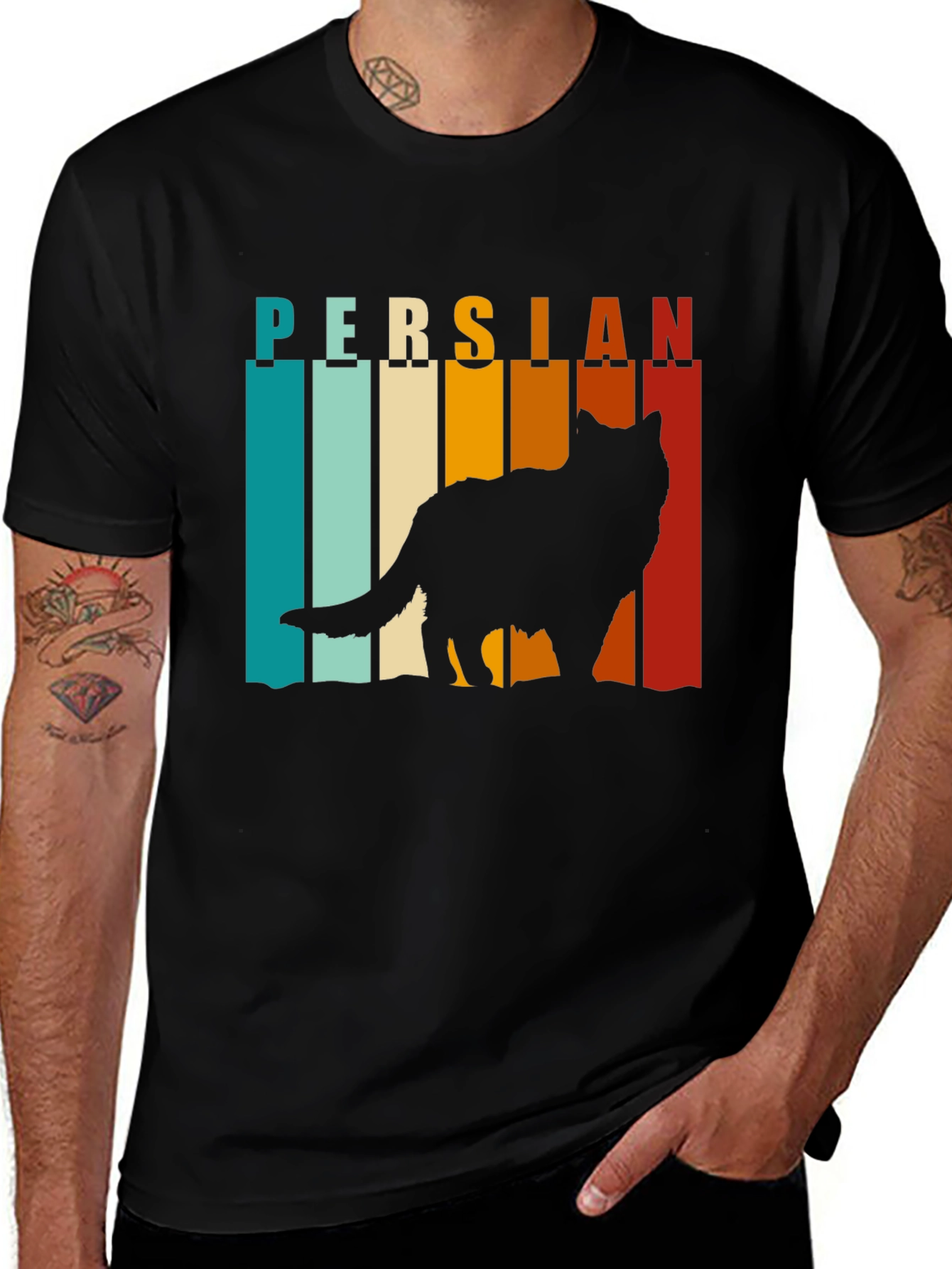 Variant 20 of Retro Persian Cat T-Shirt