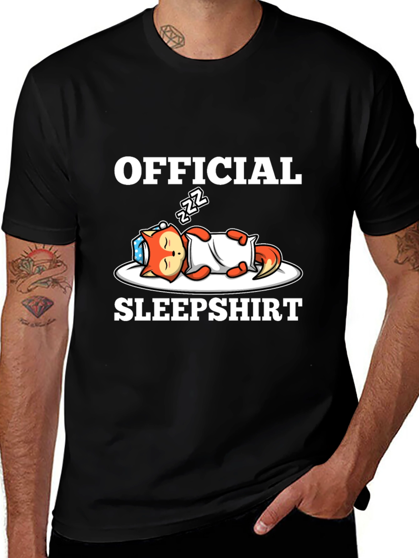 Official Sleepshirt: Cartoon Fox T-Shirt