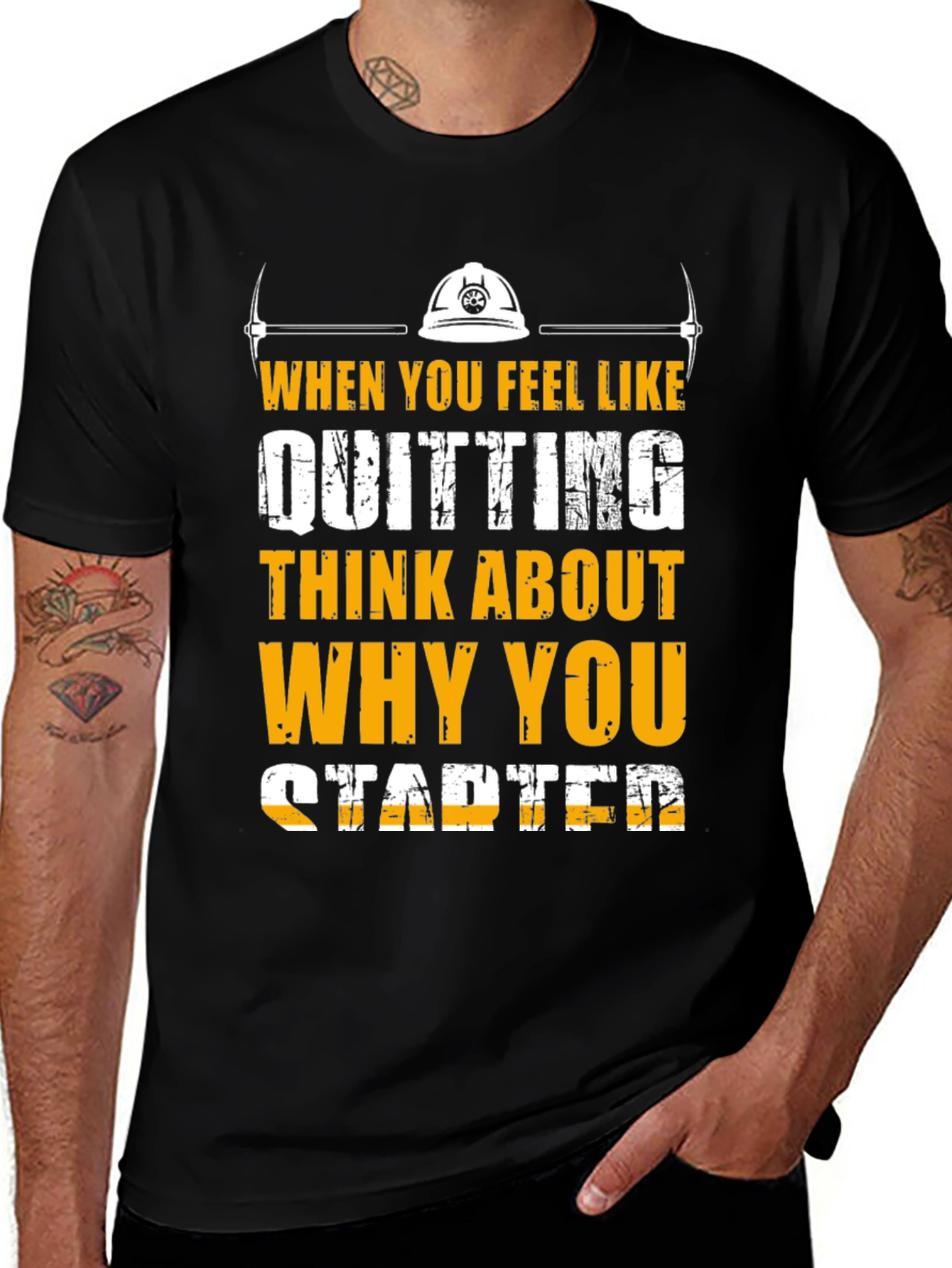 Variant 24 of Motivational Mining T-Shirt