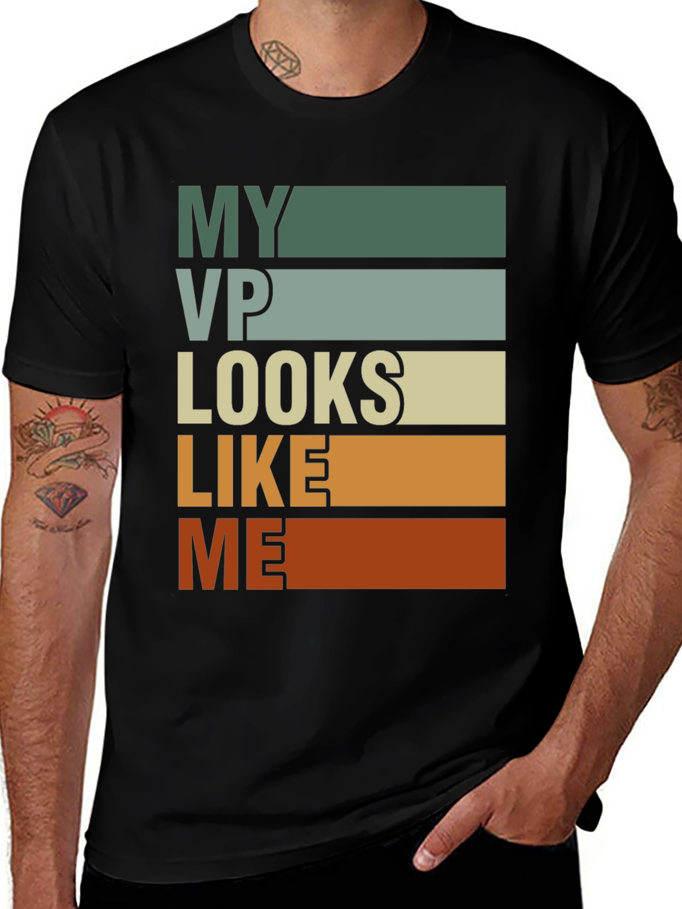 Variant 23 of My VP Looks Like Me Retro Style Graphic Tee