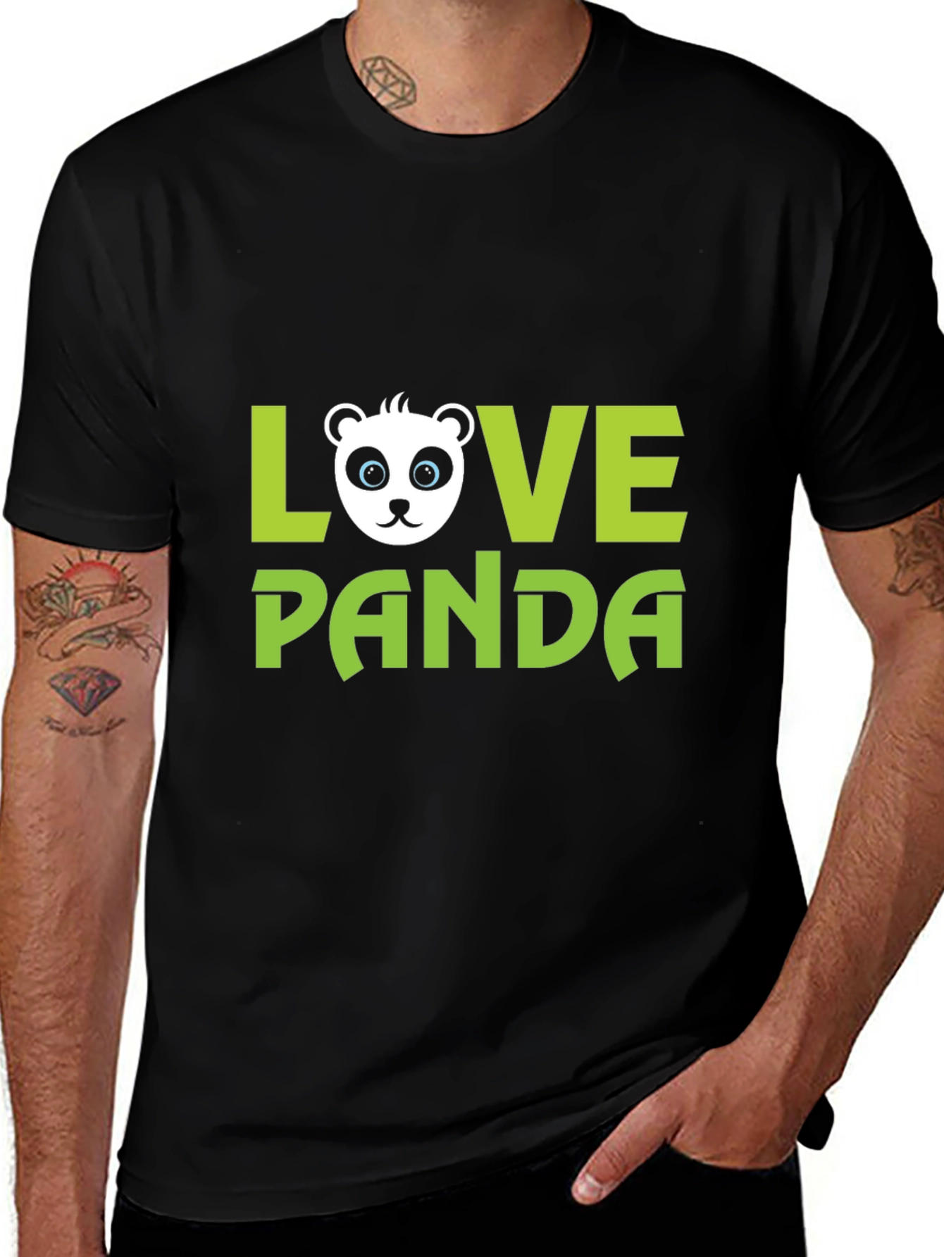Variant 14 of Love Panda T-Shirt - Cute Animal Graphic Tee