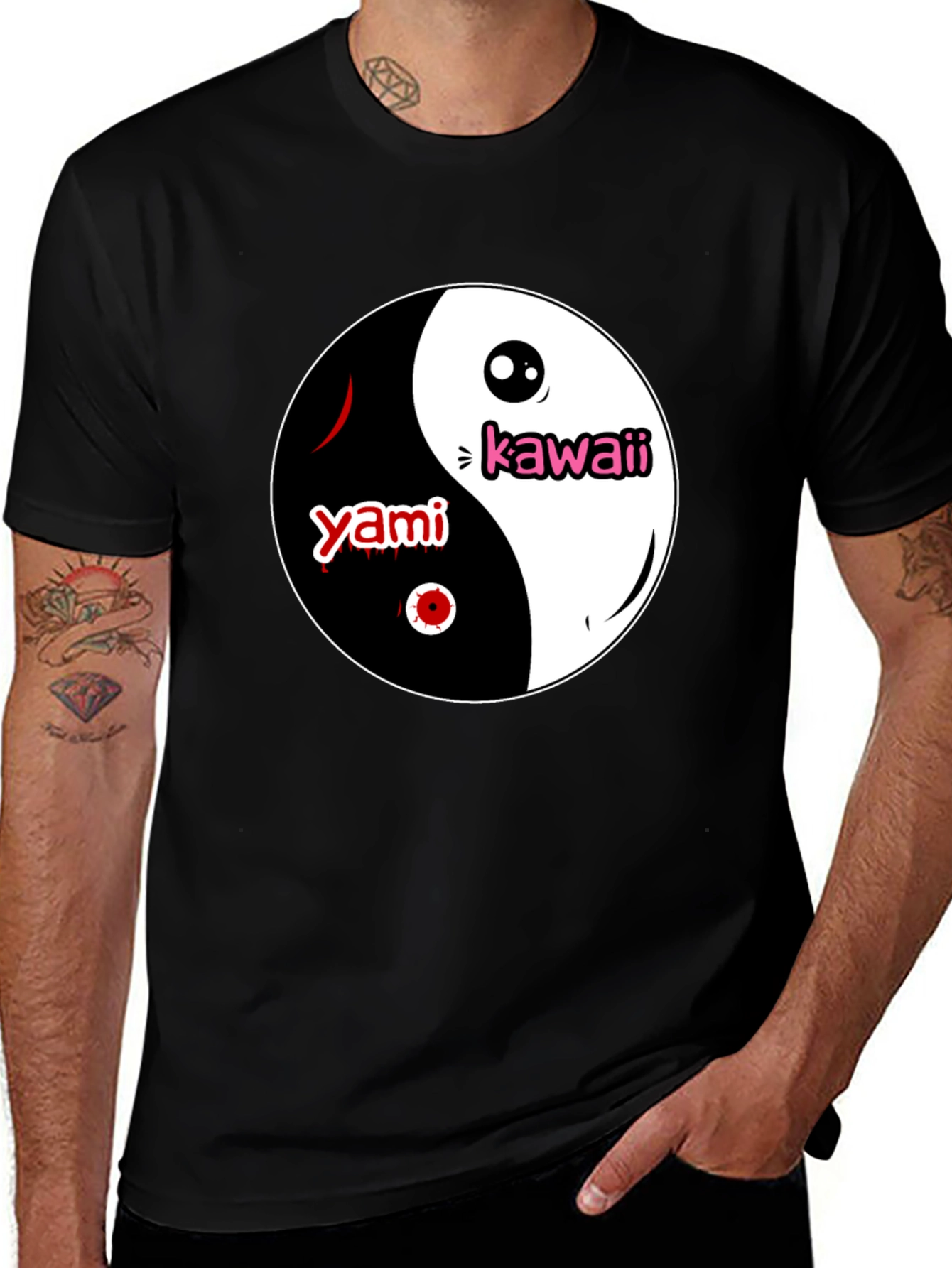 Yami Kawaii Yin Yang T-Shirt