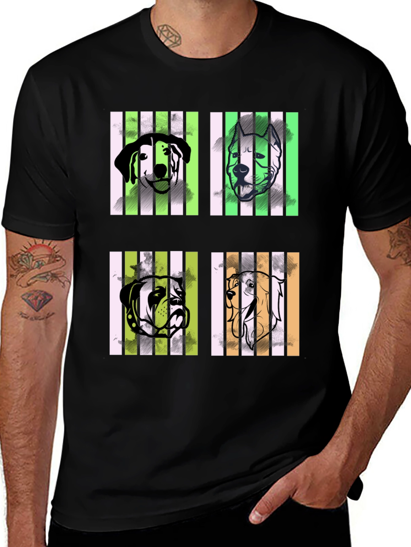 Variant 2 of Dog Breed Collage T-Shirt