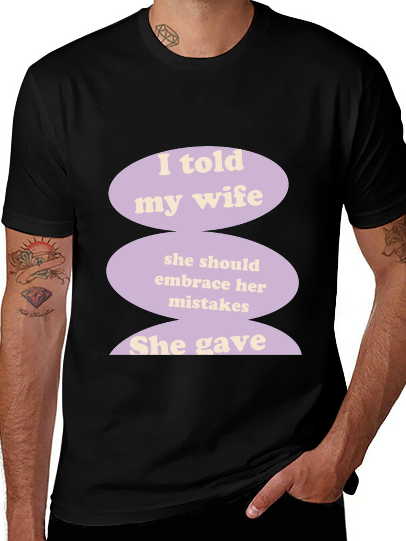 Variant 10 of Humorous "I Told My Wife" Graphic T-Shirt