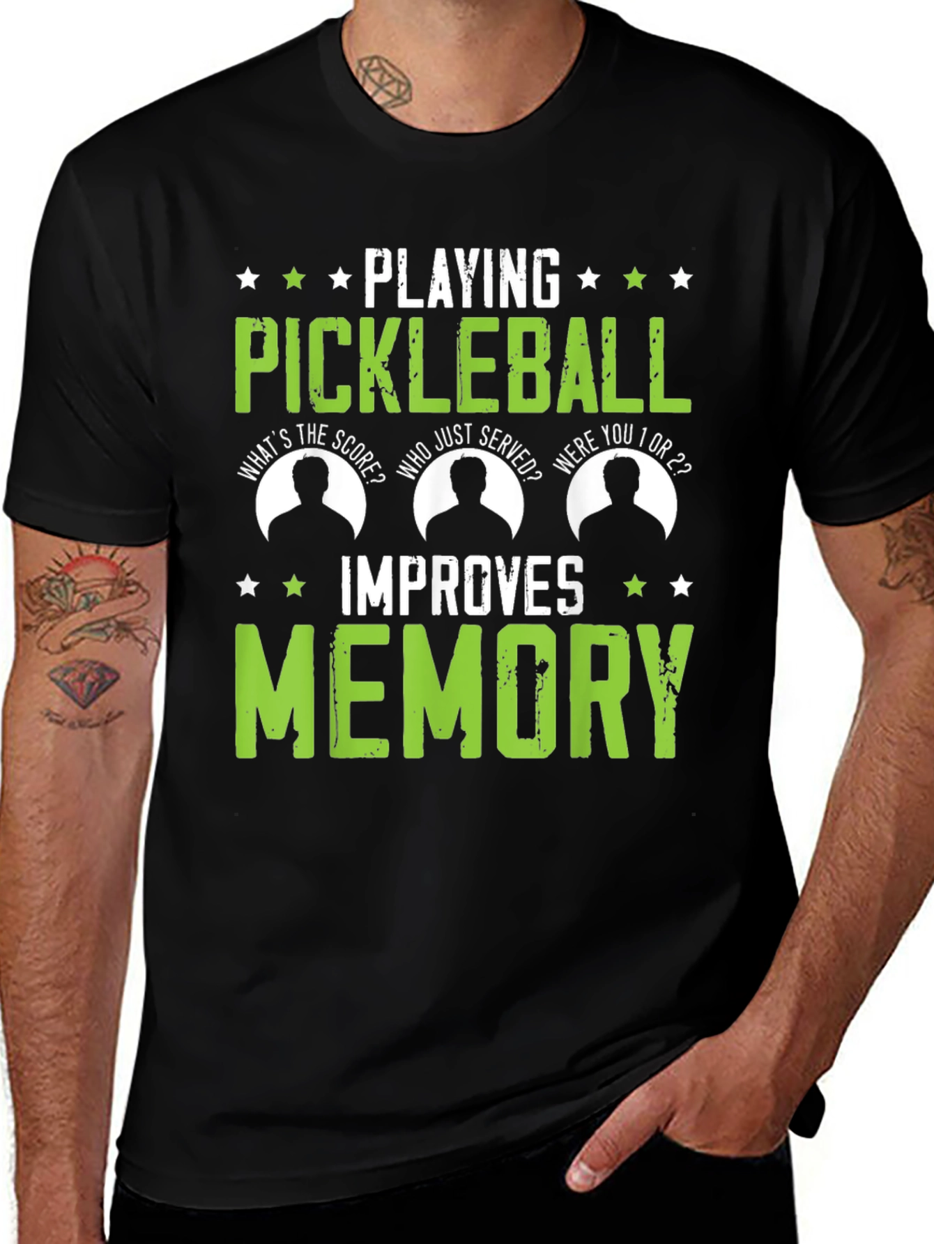 Variant 23 of Pickleball Memory T-Shirt