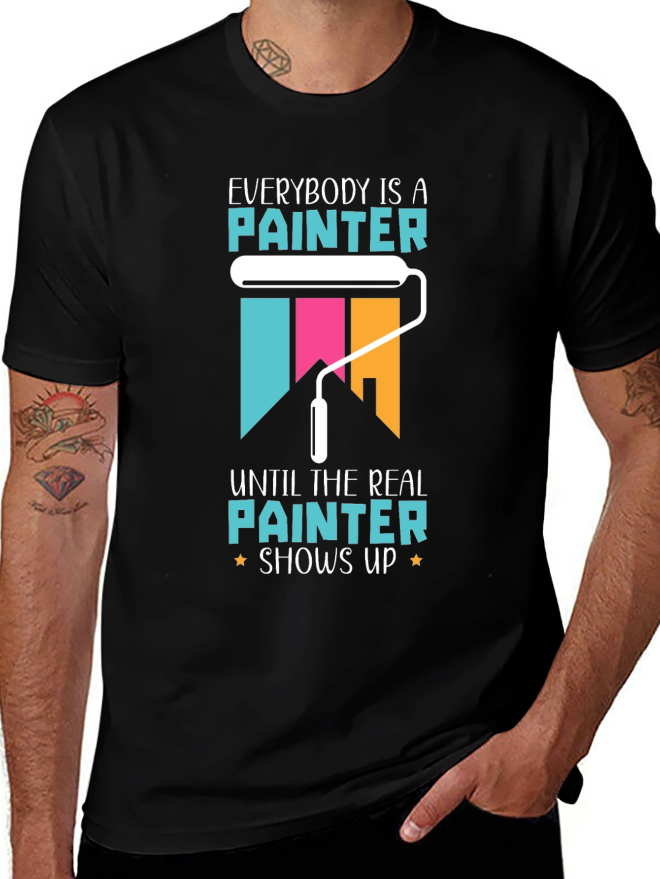 Variant 10 of Painter T-Shirt - Funny Painting Tee
