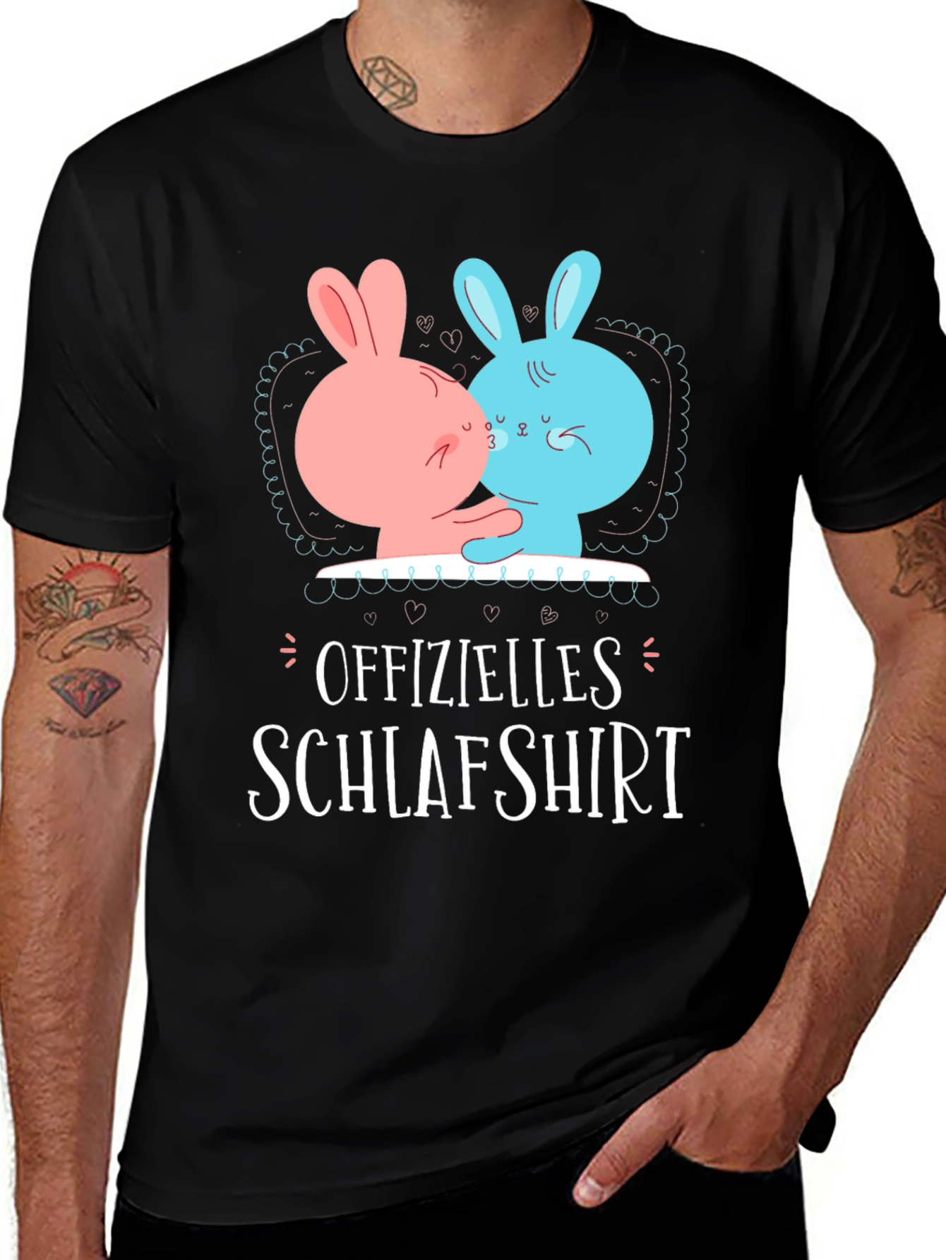 Variant 28 of Cute Bunny Sleeping Shirt