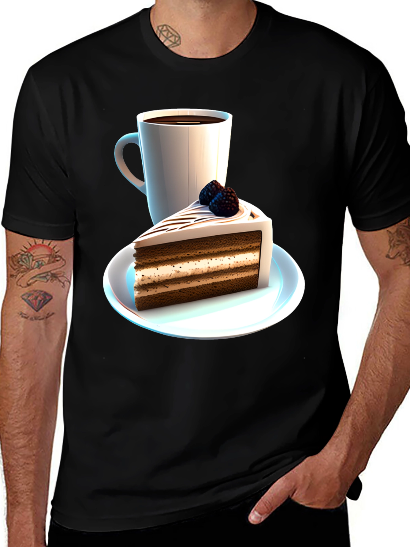 Variant 10 of Coffee & Cake Graphic Tee