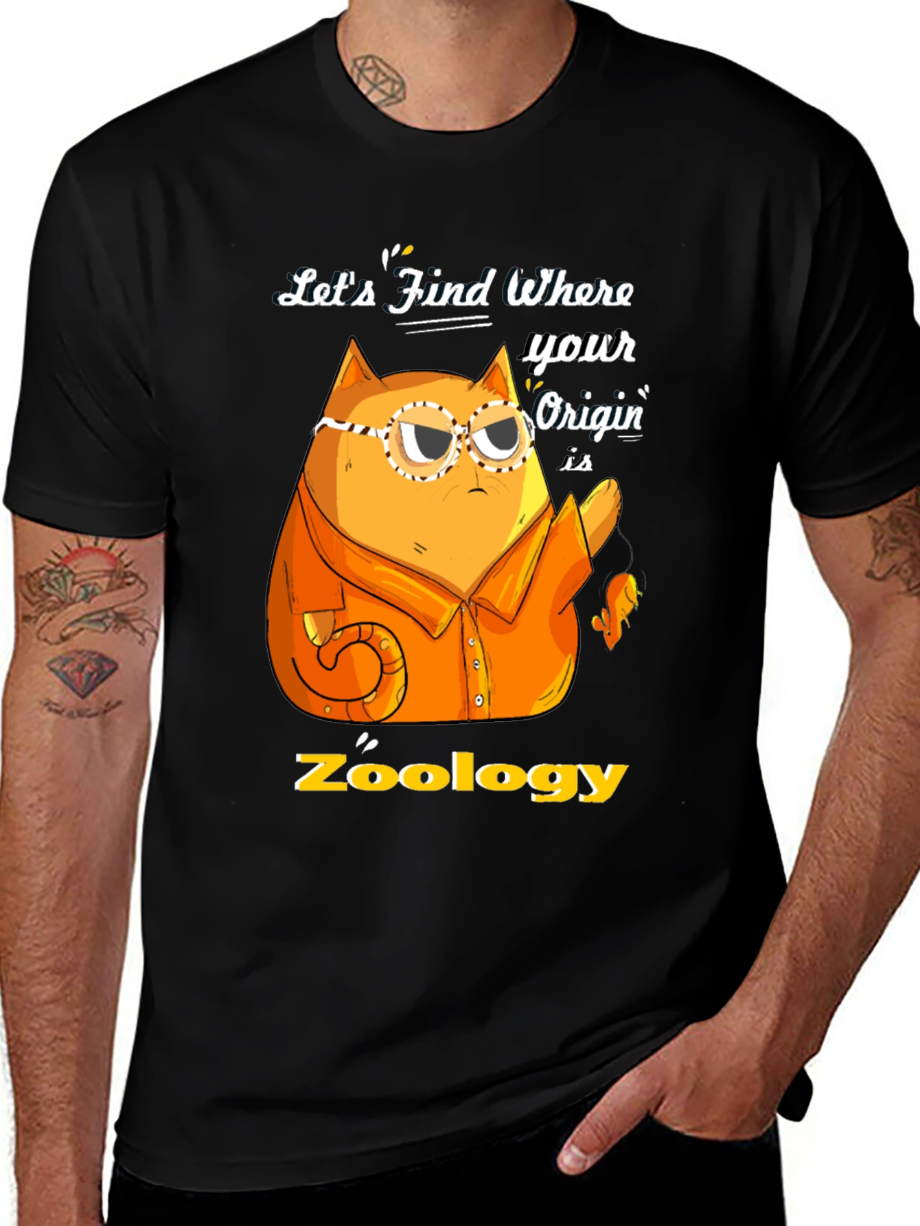 Variant 12 of Zoology Cat T-Shirt - Find Your Origin