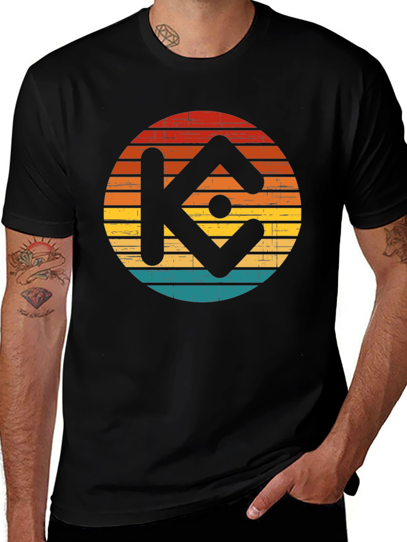 Variant 12 of Retro KC Symbol T-Shirt - Vintage Style Graphic Tee