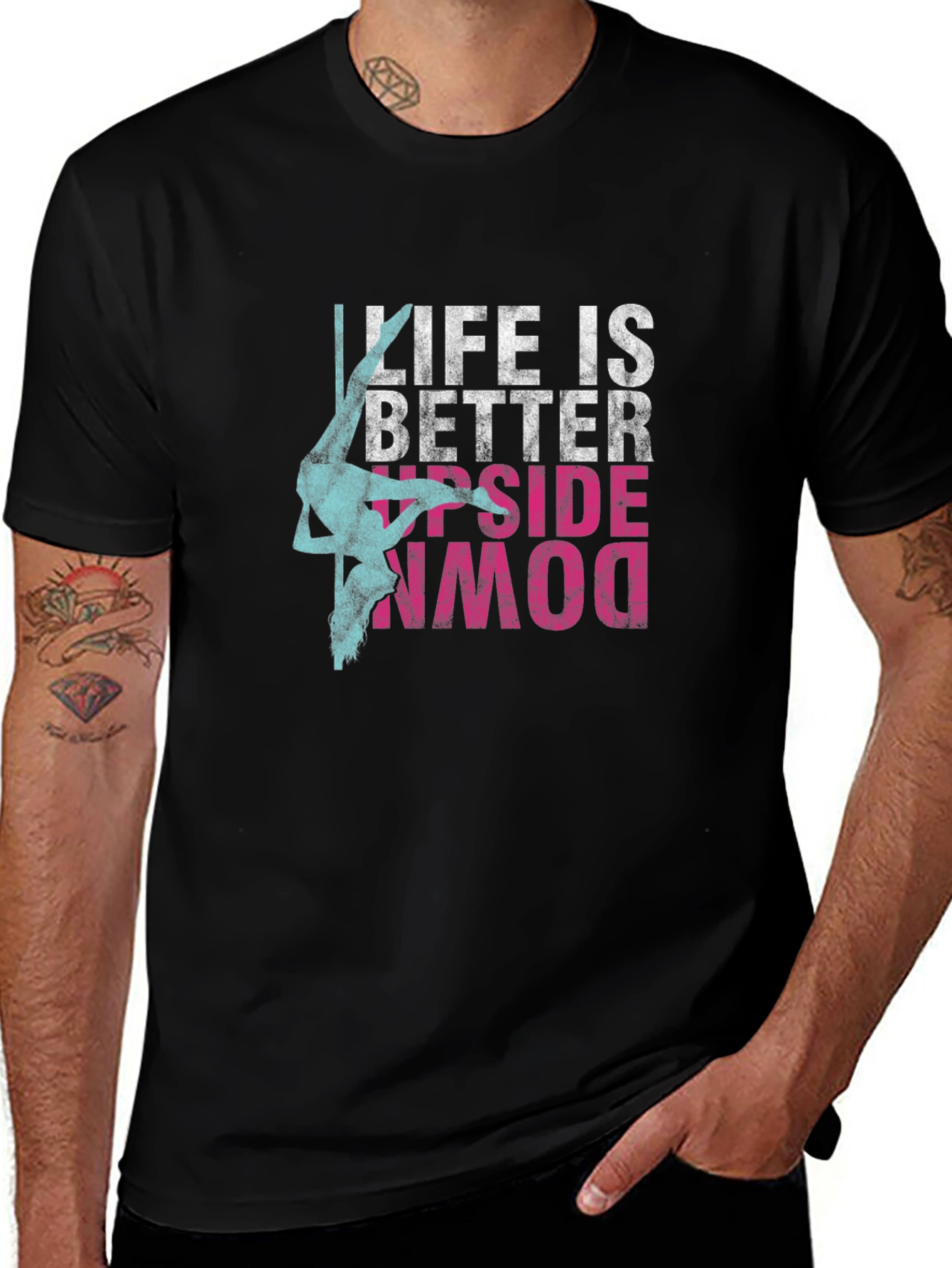 Life is Better Upside Down Graphic T-Shirt