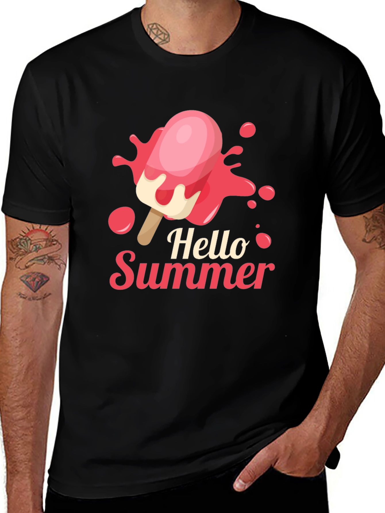 Variant 16 of Hello Summer Graphic T-Shirt