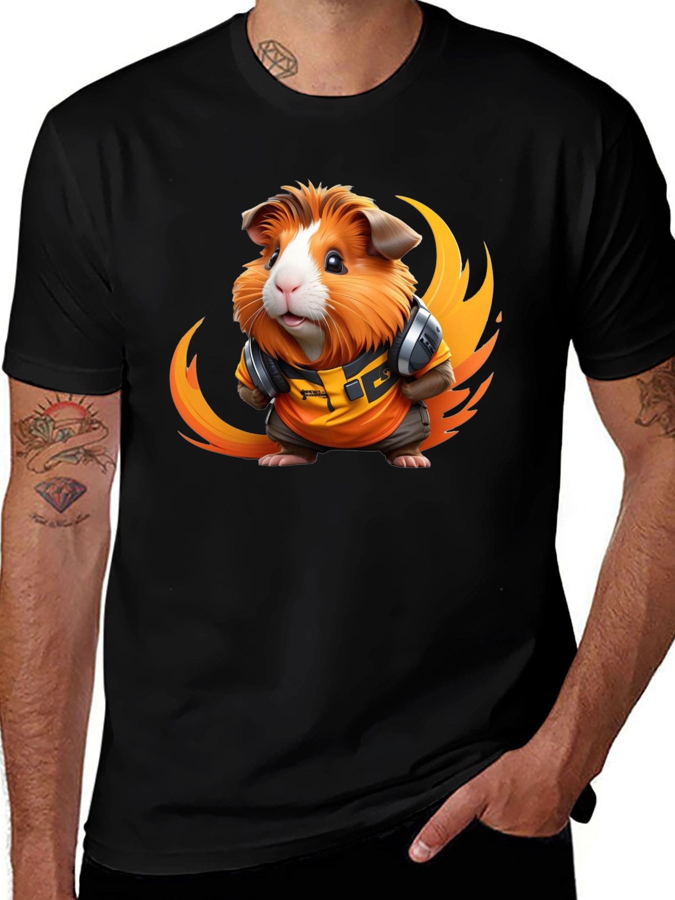 Variant 23 of Guinea Pig Gamer Graphic T-Shirt