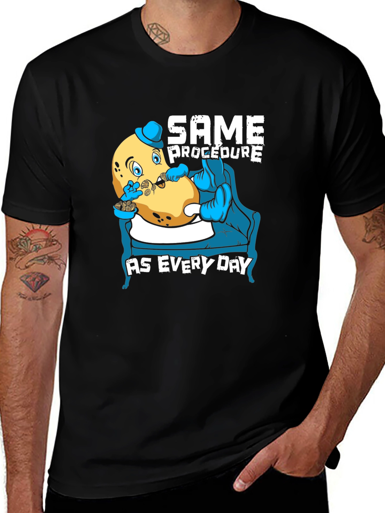 Variant 25 of Same Procedure Potato Graphic T-Shirt
