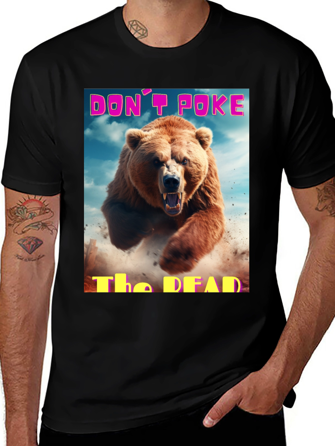 Variant 12 of Don't Poke The Dead Bear Graphic Tee