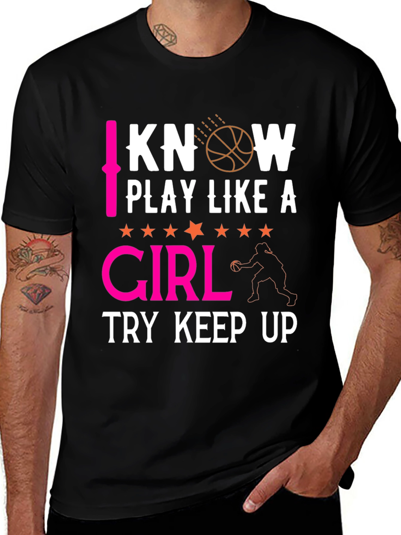 Variant 19 of I Know I Play Like A Girl T-shirt