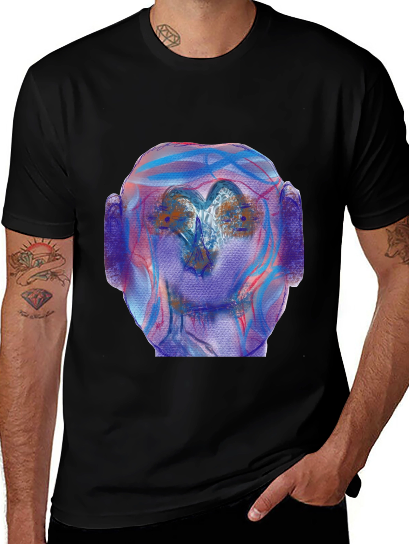 Variant 18 of Abstract Art Tee - Unique Graphic Print Shirt