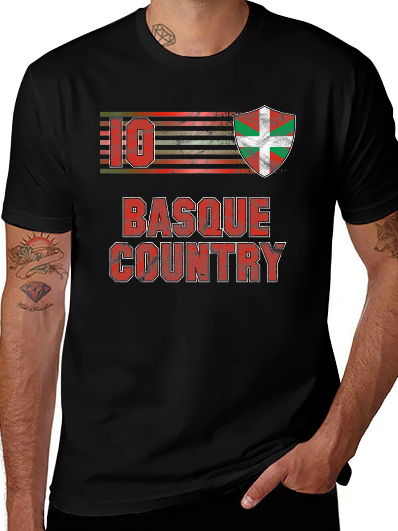 Basque Country T-Shirt - Number 10 Pride