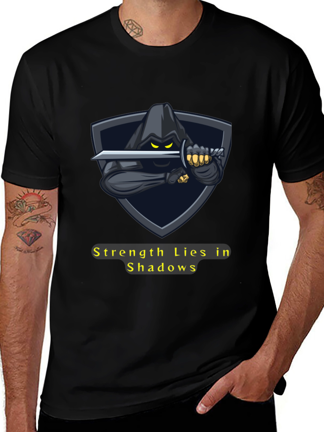 Variant 30 of Strength in Shadows Graphic Tee
