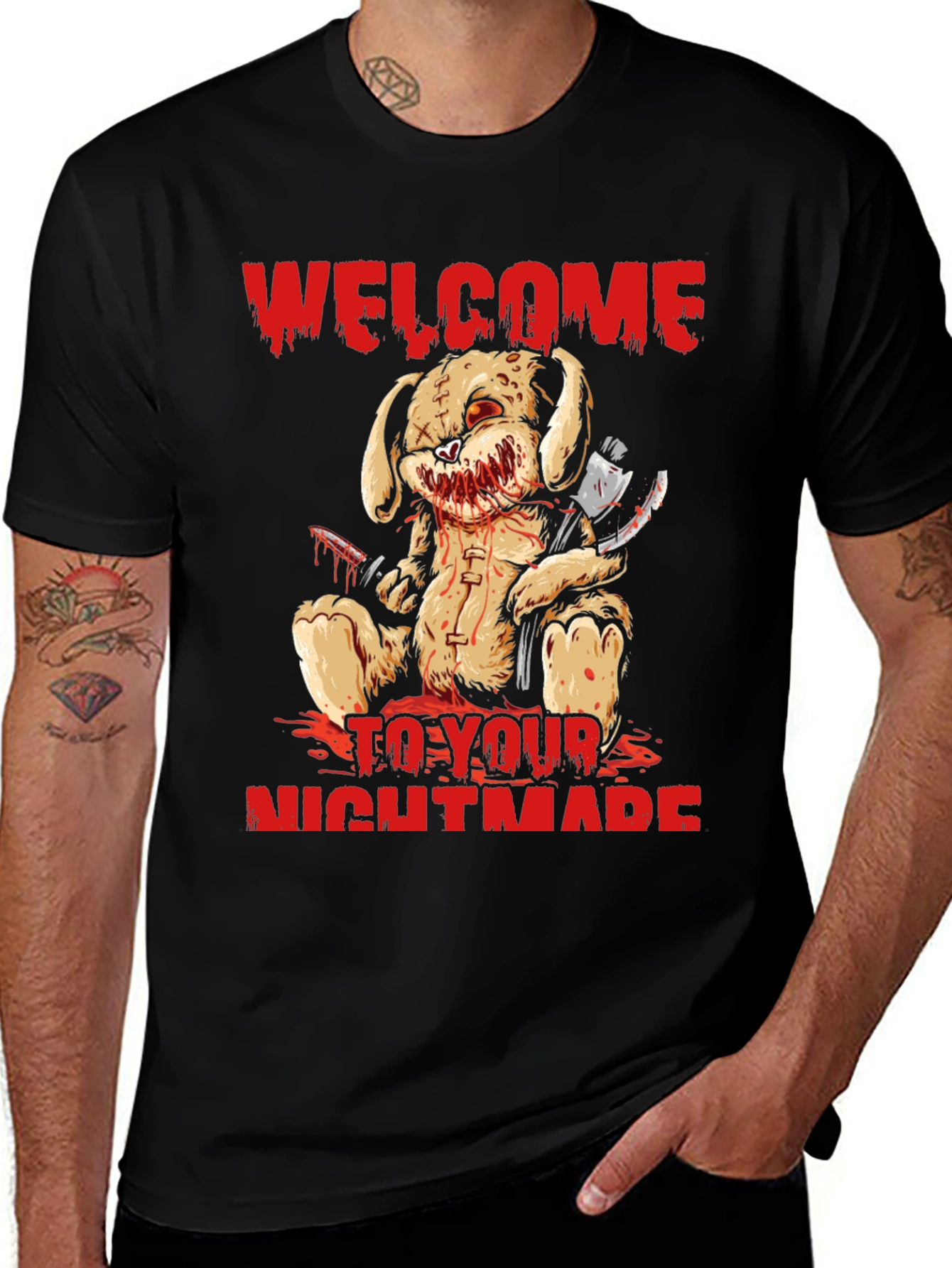 Variant 25 of Welcome To Your Nightmare Horror T-Shirt