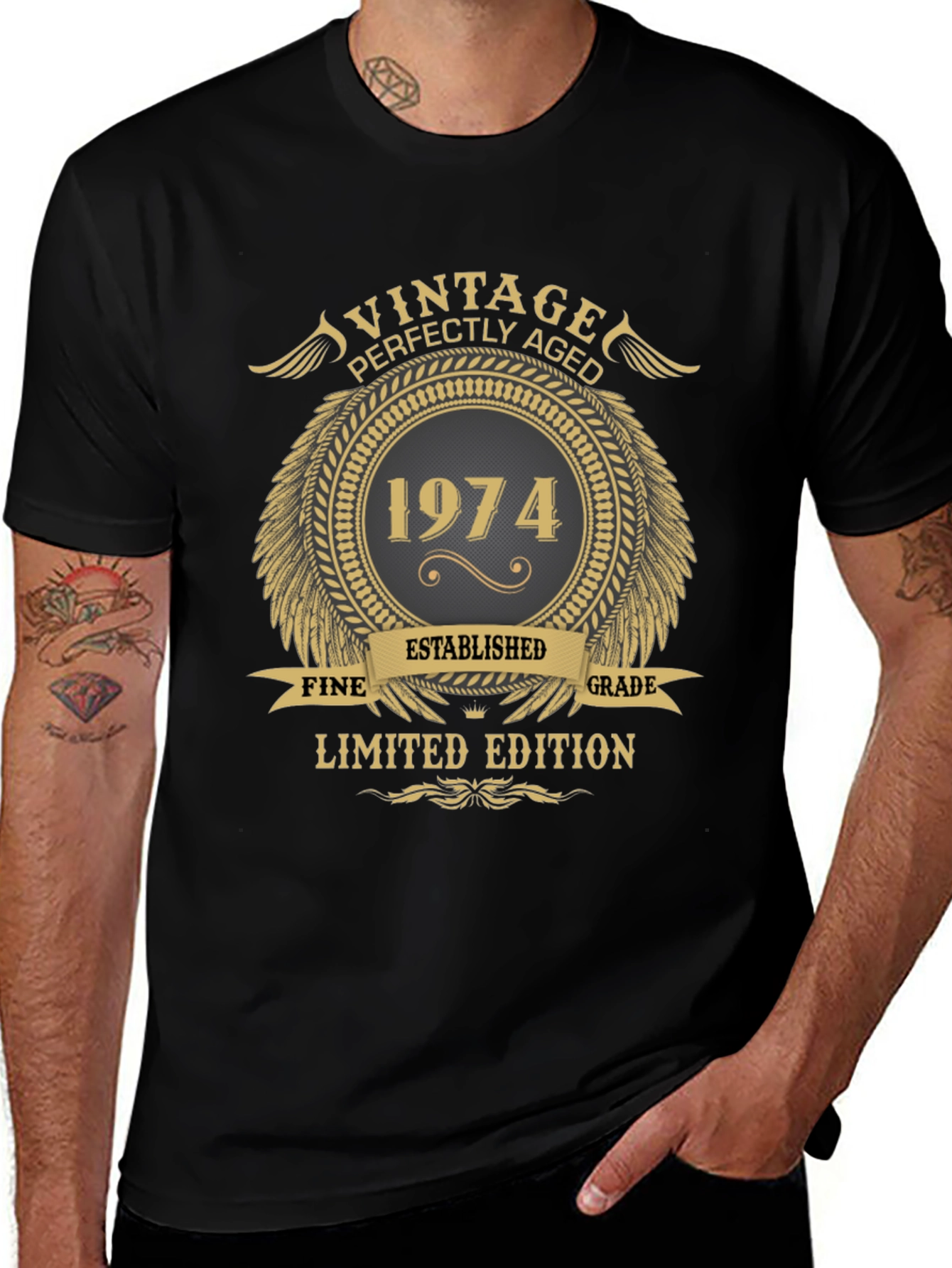 Variant 15 of Vintage 1974 Limited Edition T-Shirt
