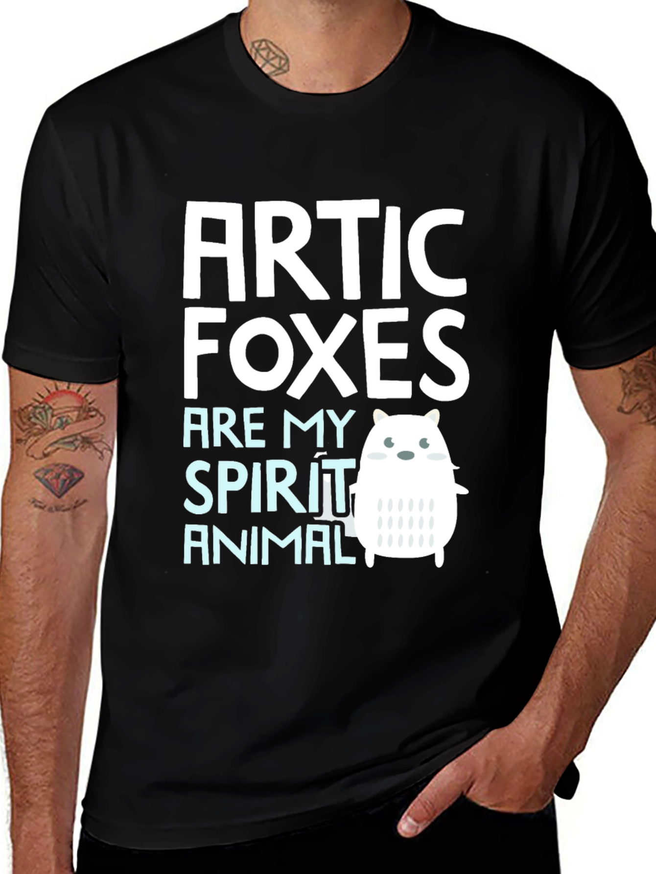 Arctic Foxes Spirit Animal Tee