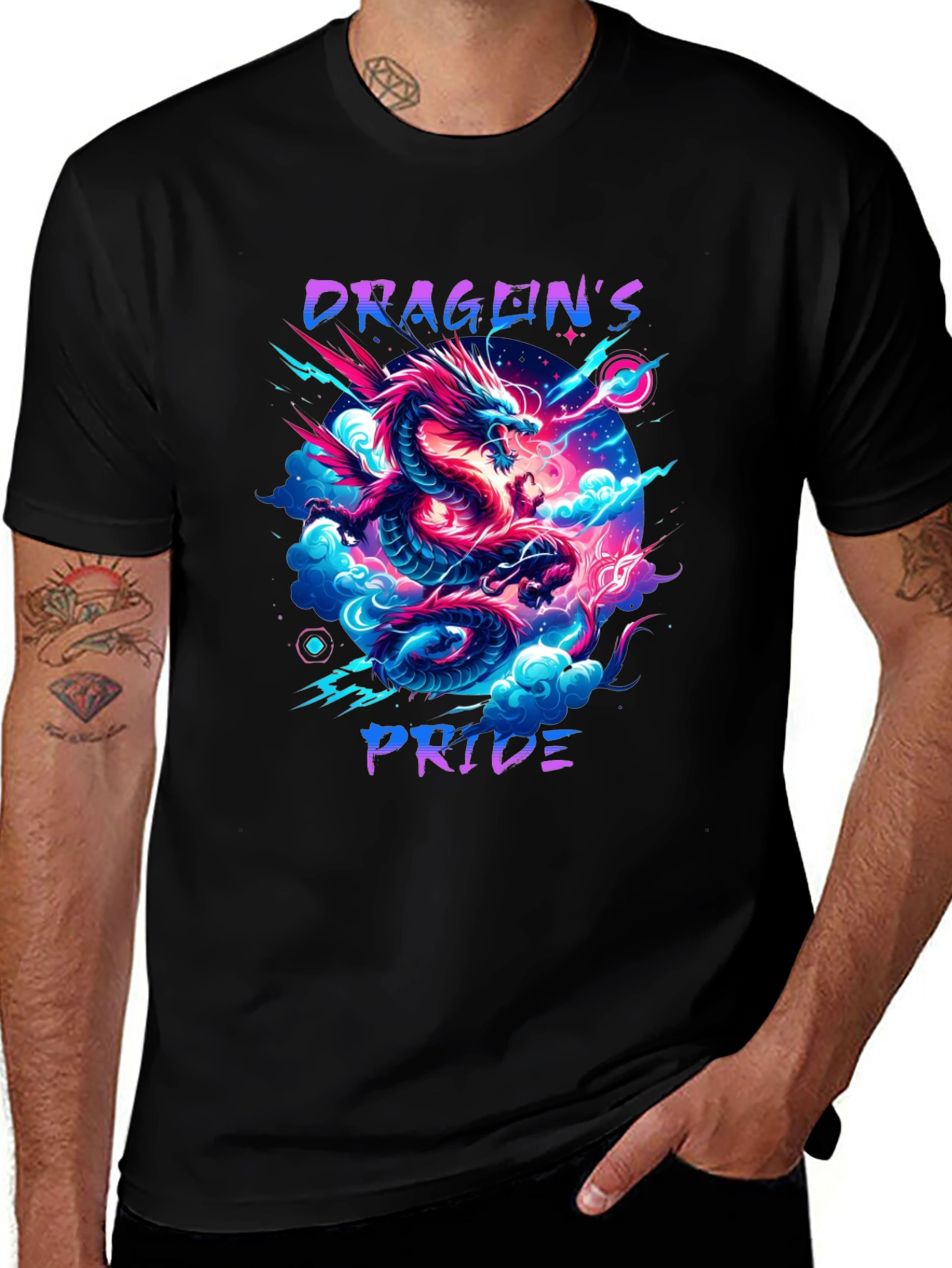 Variant 9 of Dragon's Pride Graphic T-Shirt