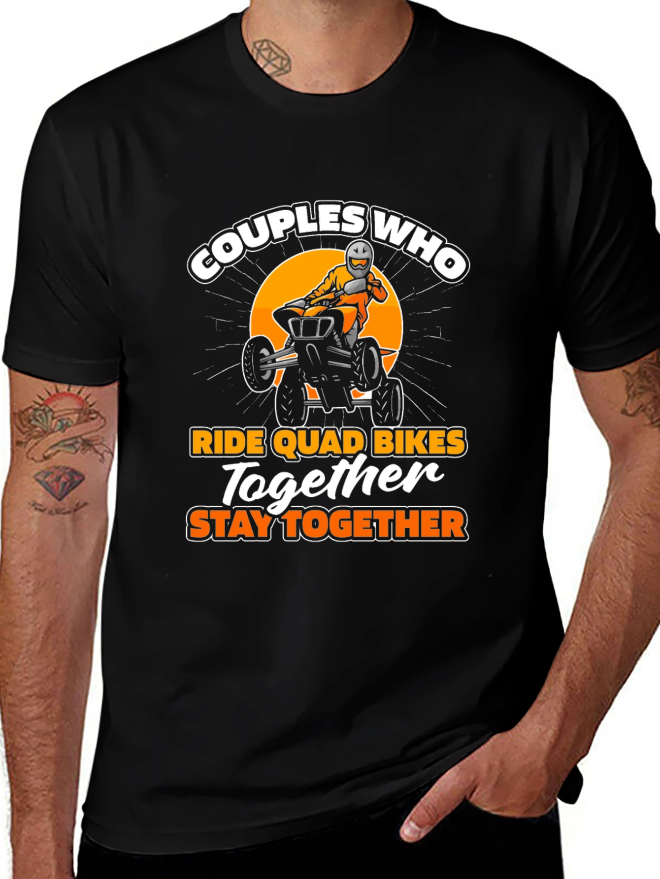 Variant 30 of Couples Who Ride Quad Bikes T-Shirt