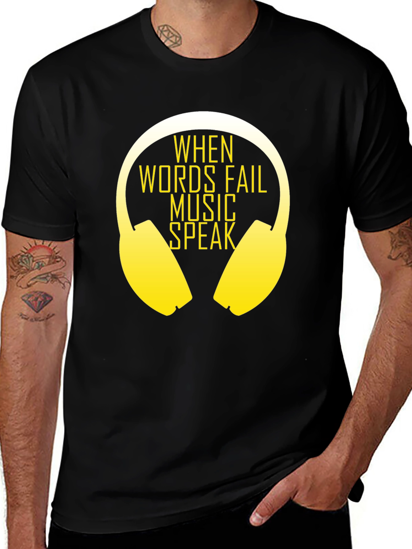 Variant 18 of Music Speaks T-Shirt