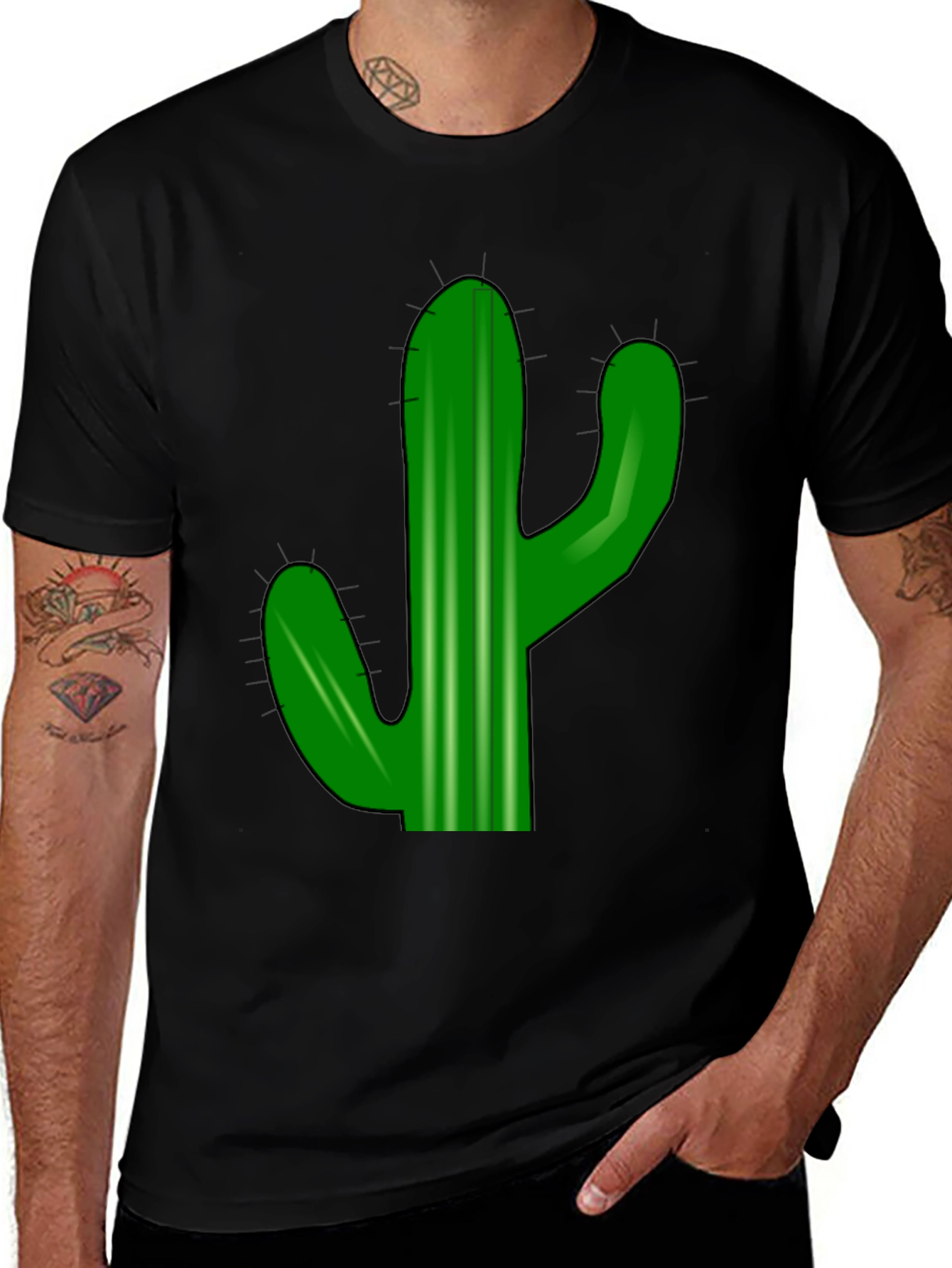 Variant 10 of Cactus Graphic Tee - Desert Vibes
