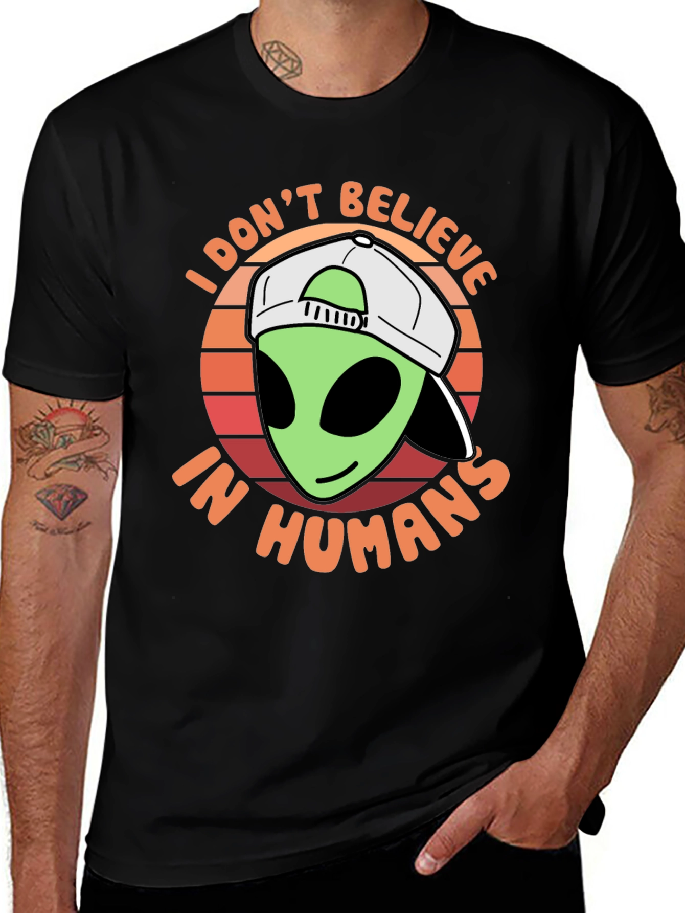 Variant 23 of I Don't Believe In Humans Graphic T-Shirt
