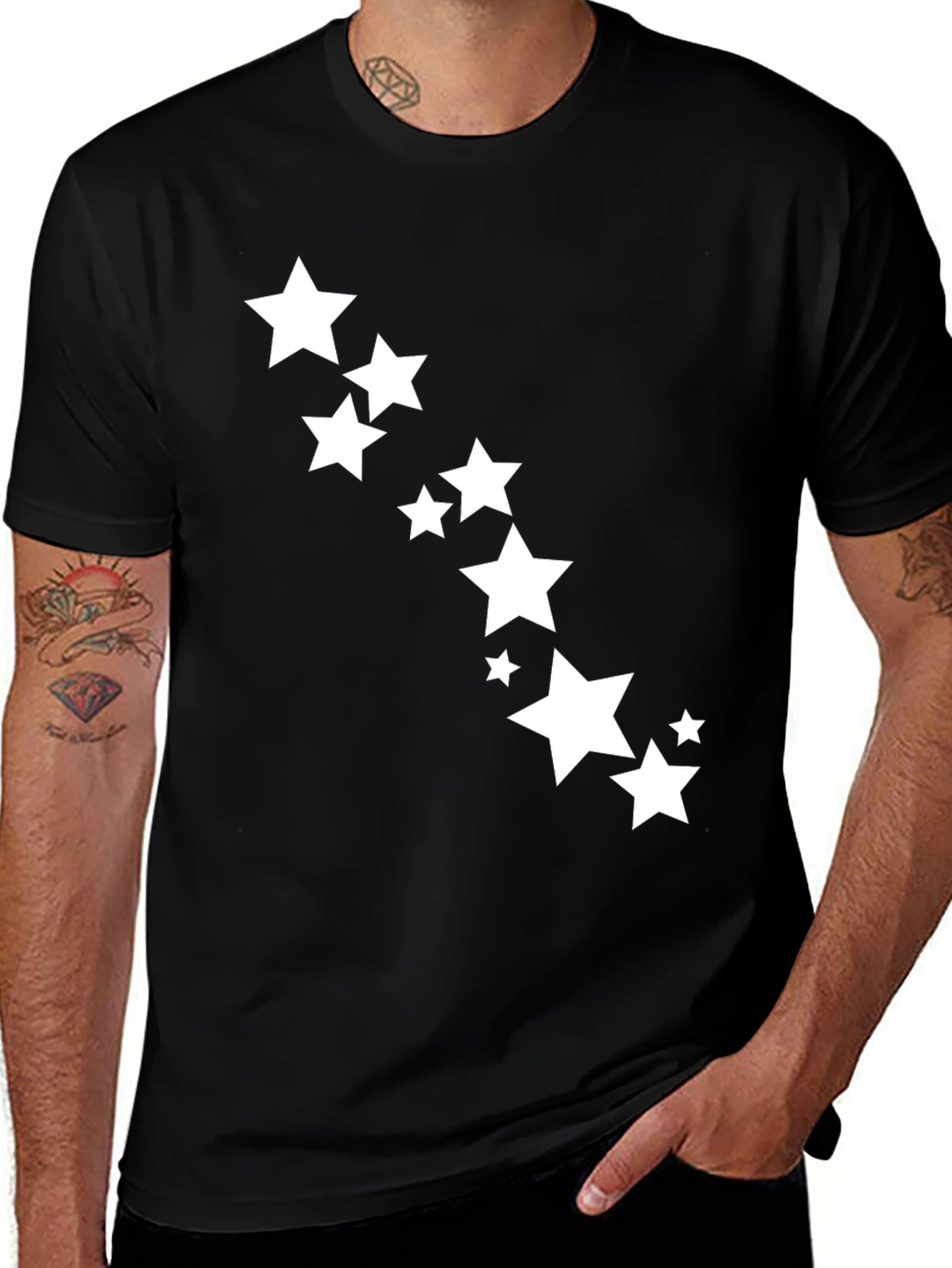 Variant 10 of Starry Night Black Tee