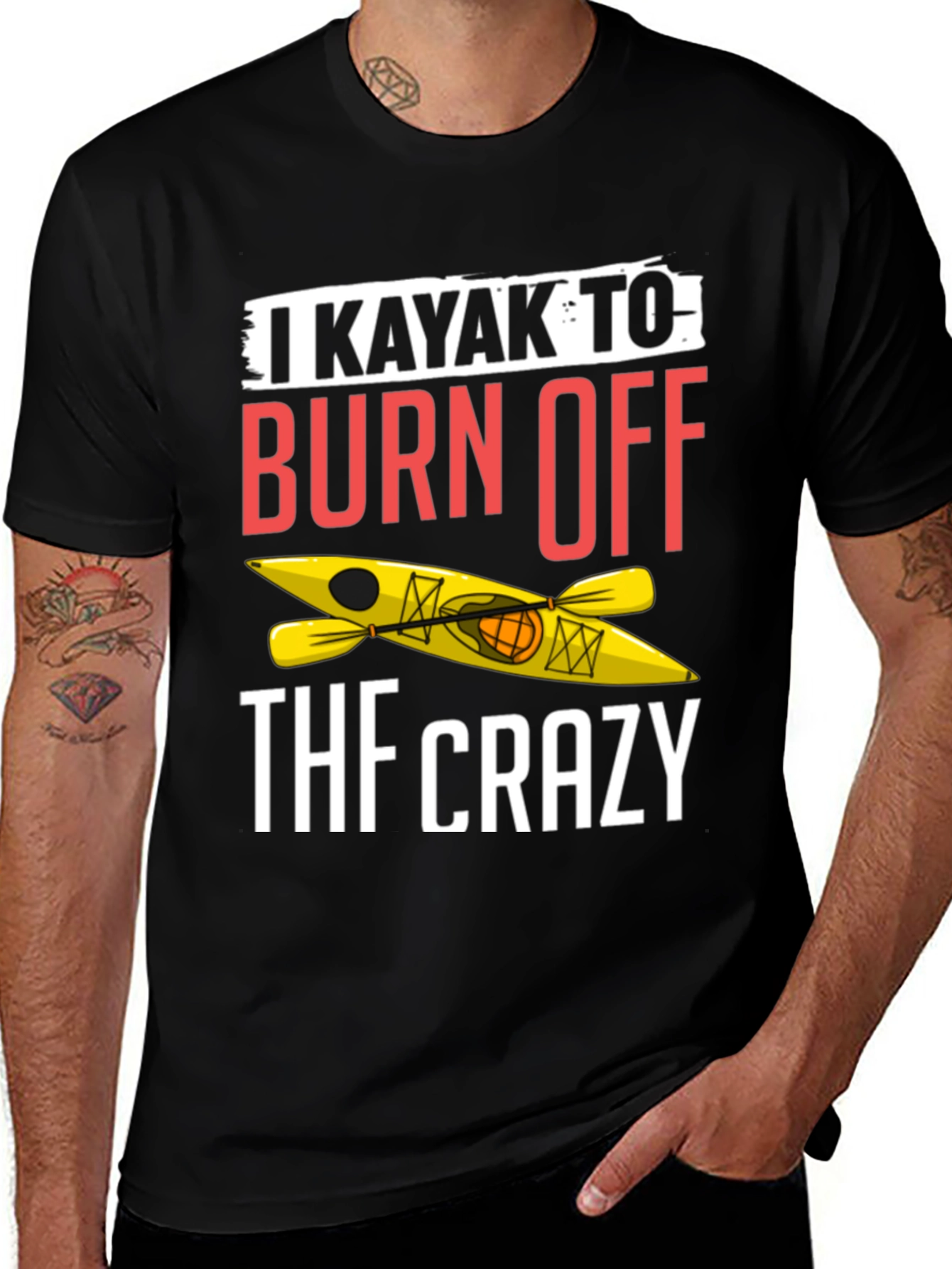 Variant 6 of Kayak Burn Off The Crazy T-Shirt