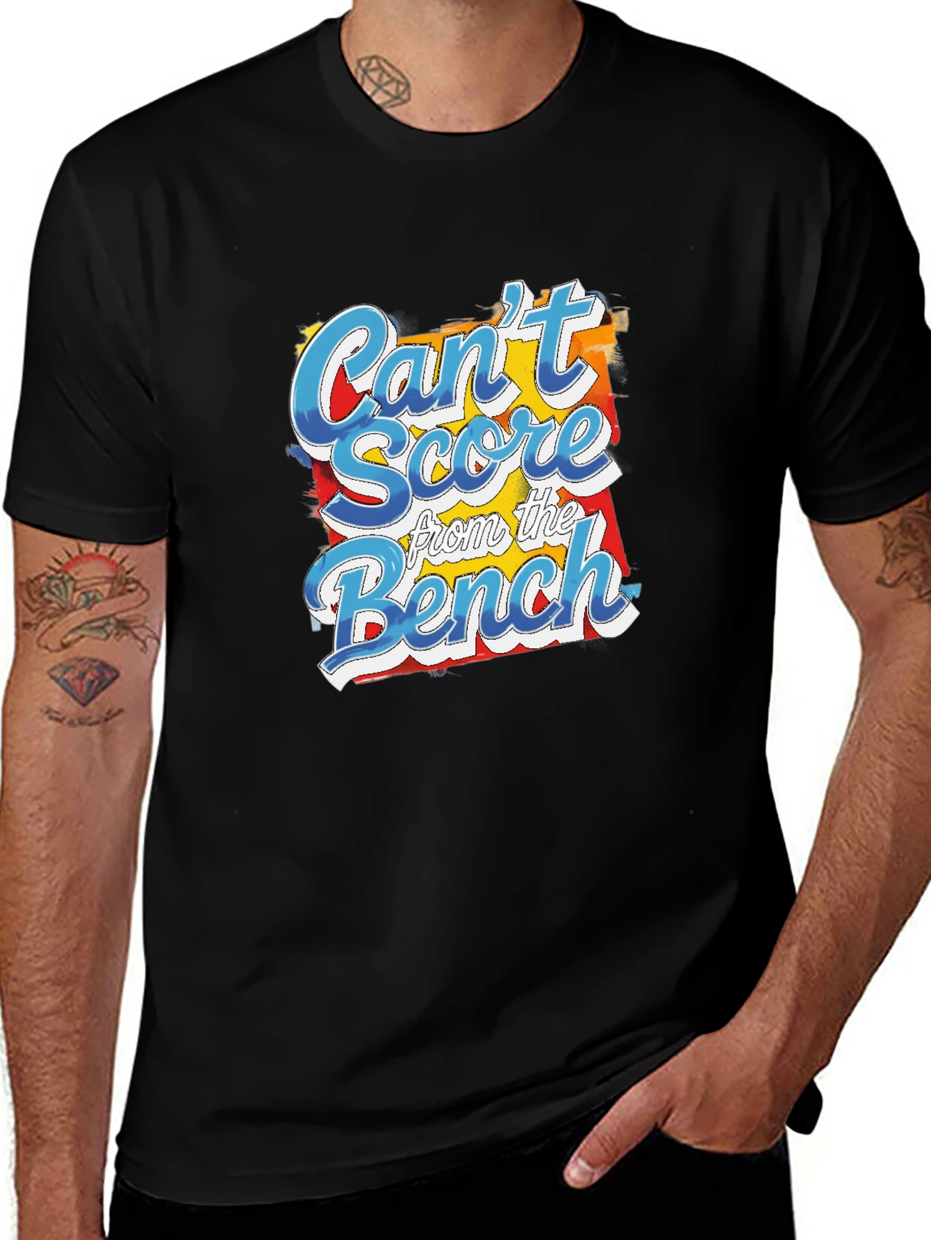 Variant 4 of Can't Score From the Bench Graphic Tee