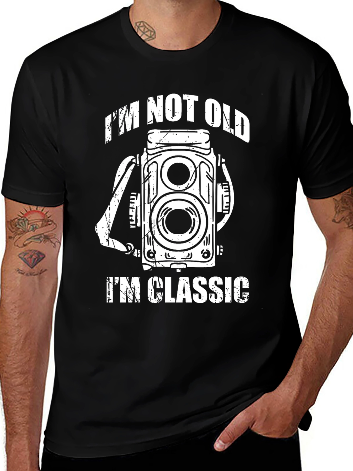 Retro Camera T-Shirt - I'm Not Old, I'm Classic Tee