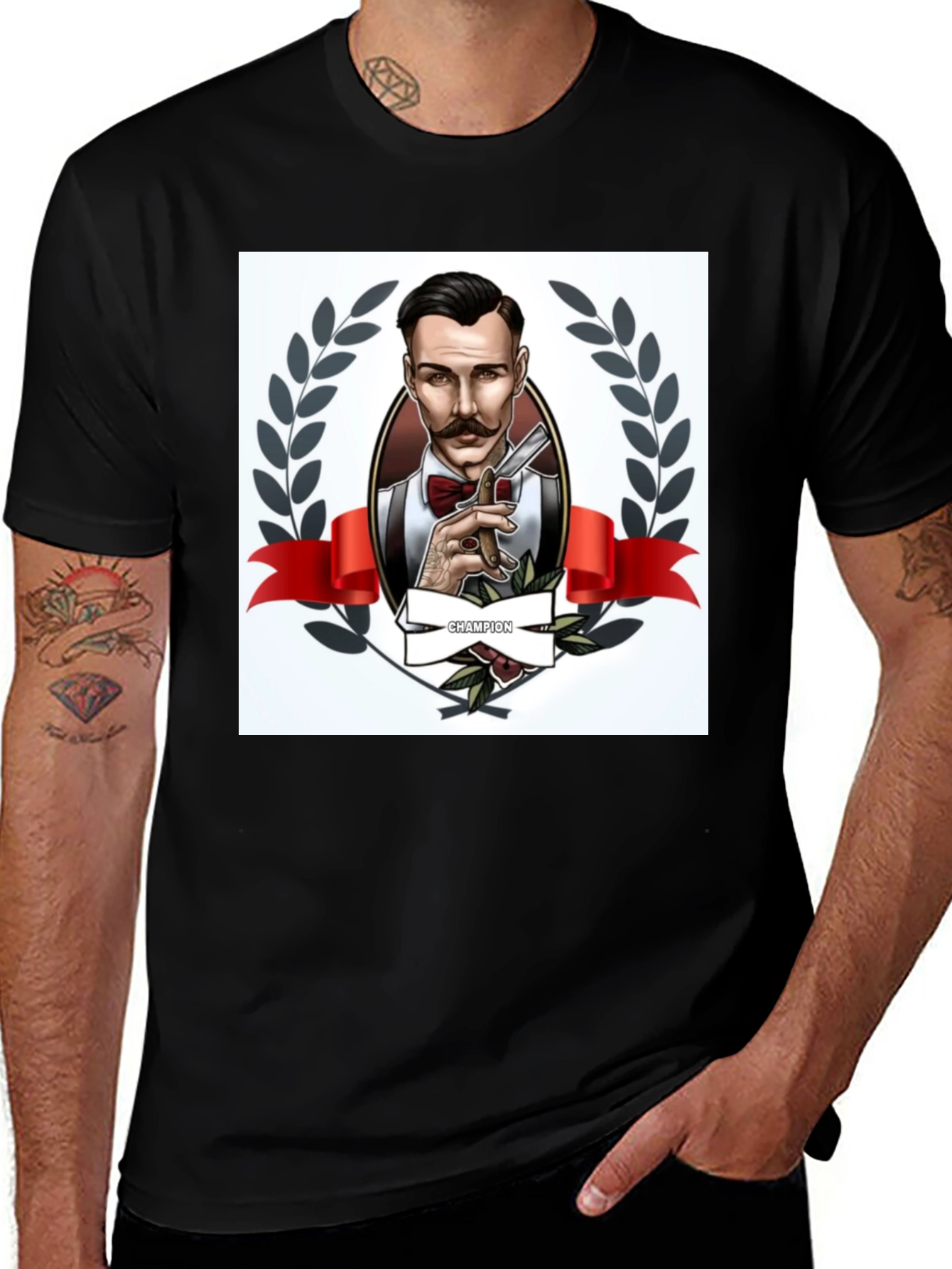 Variant 29 of Vintage Barber Champion Graphic Tee