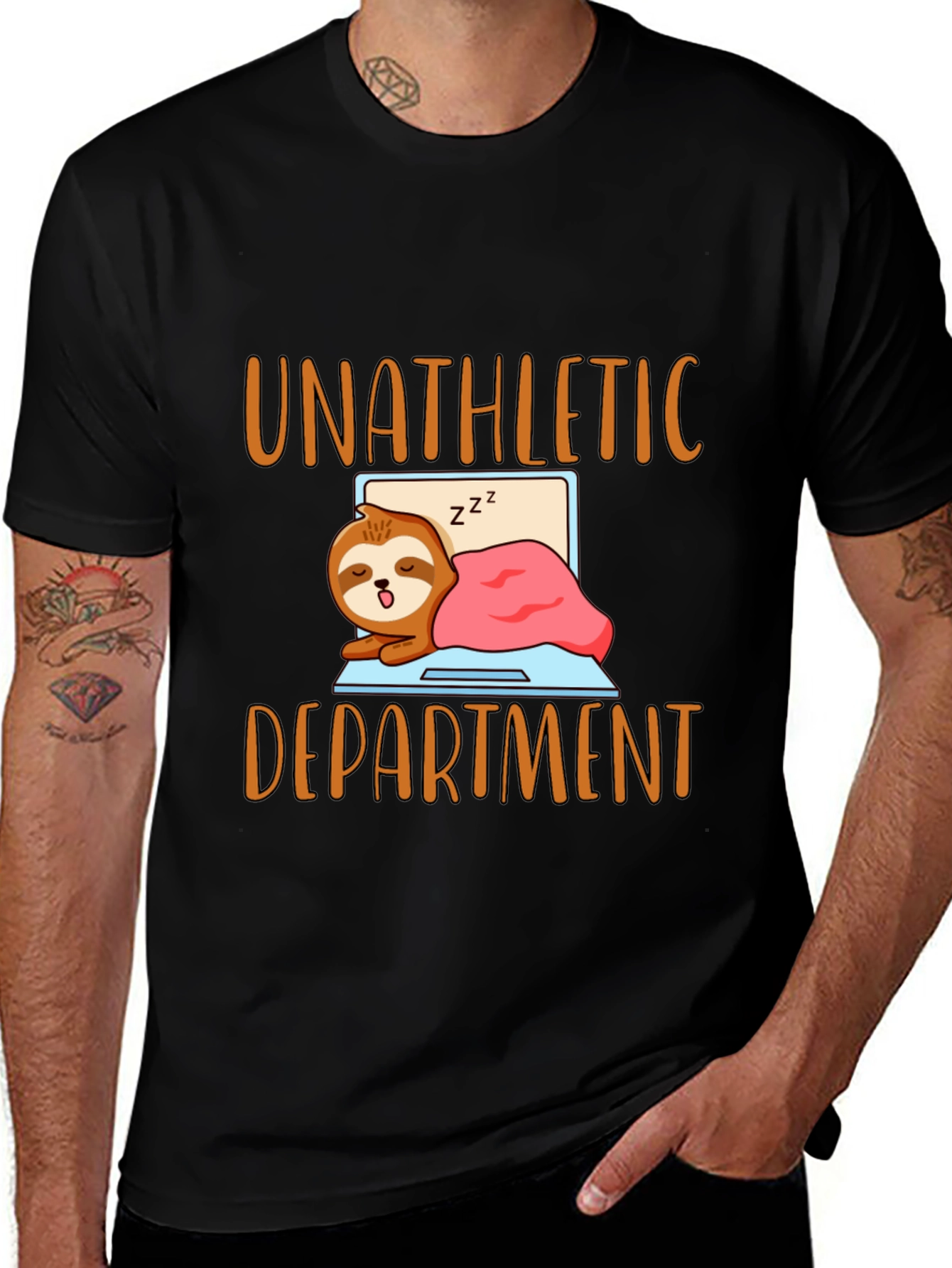 Variant 27 of Unathletic Department Sloth Graphic T-Shirt