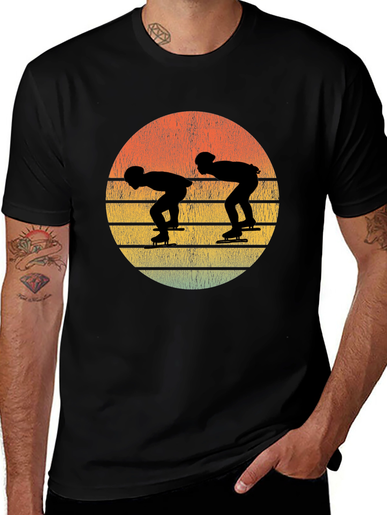 Variant 26 of Retro Speed Skater T-Shirt