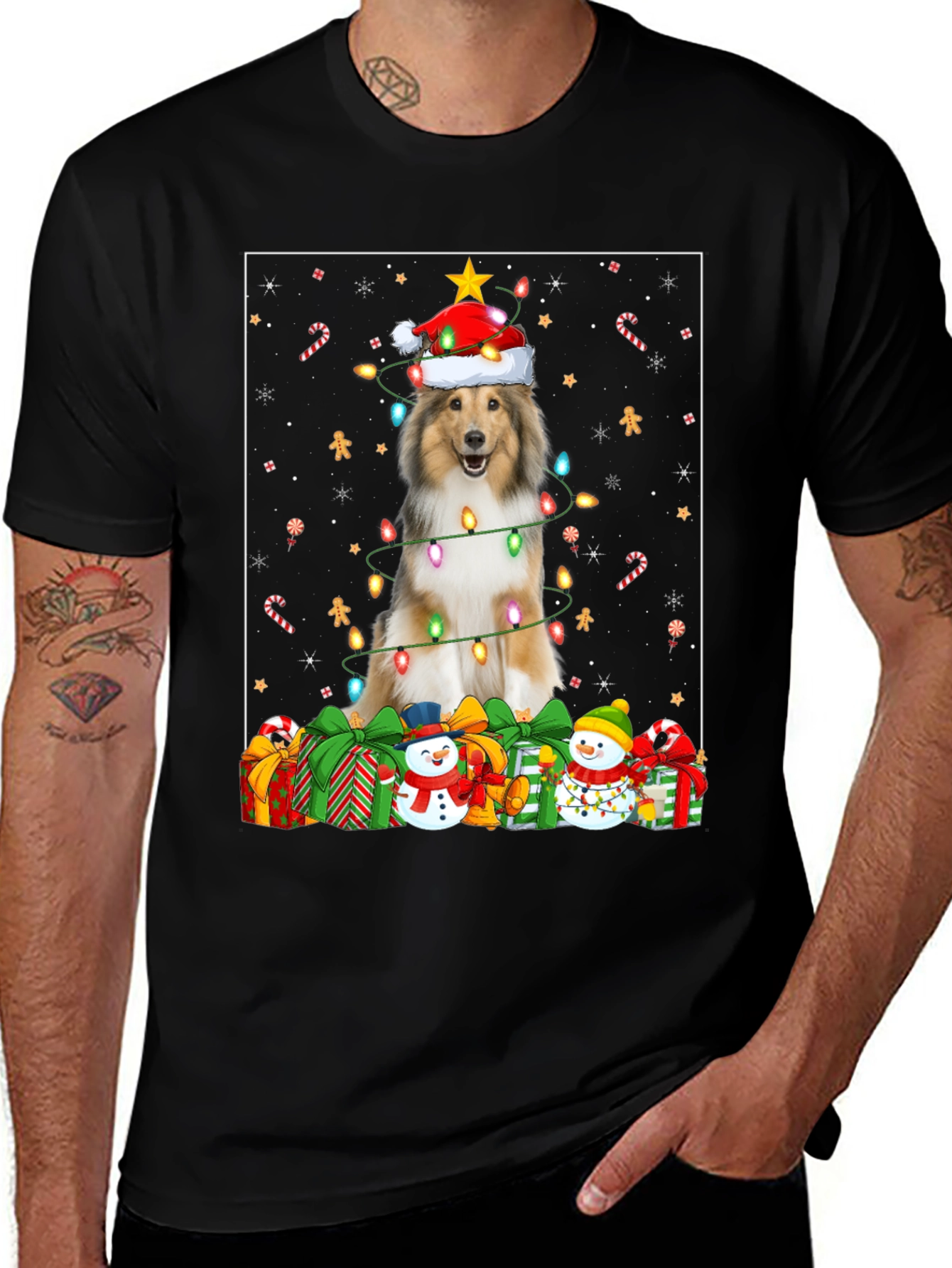 Dog Christmas Tree T-Shirt - Holiday Cheer!