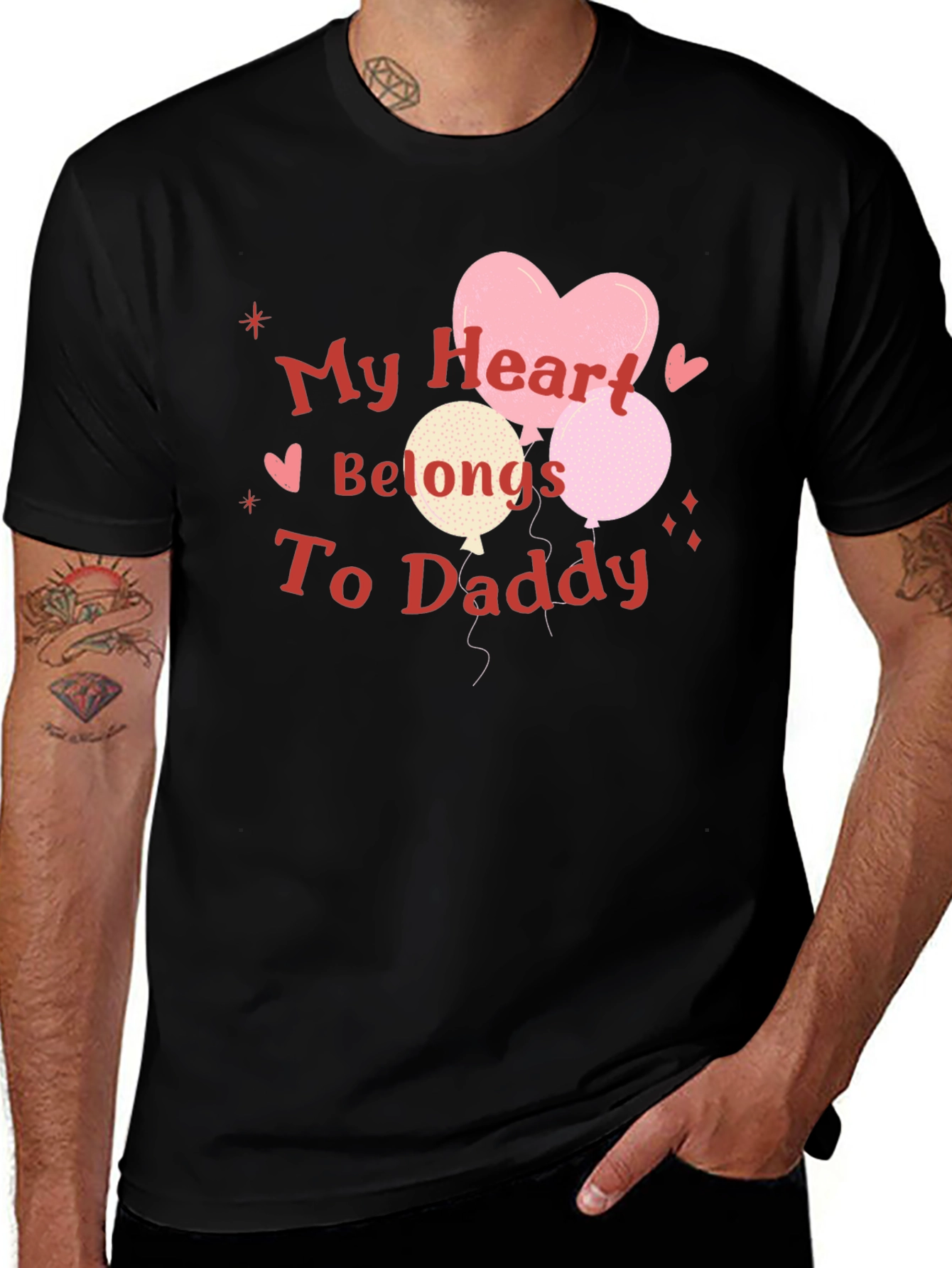 Variant 4 of My Heart Belongs To Daddy T-Shirt