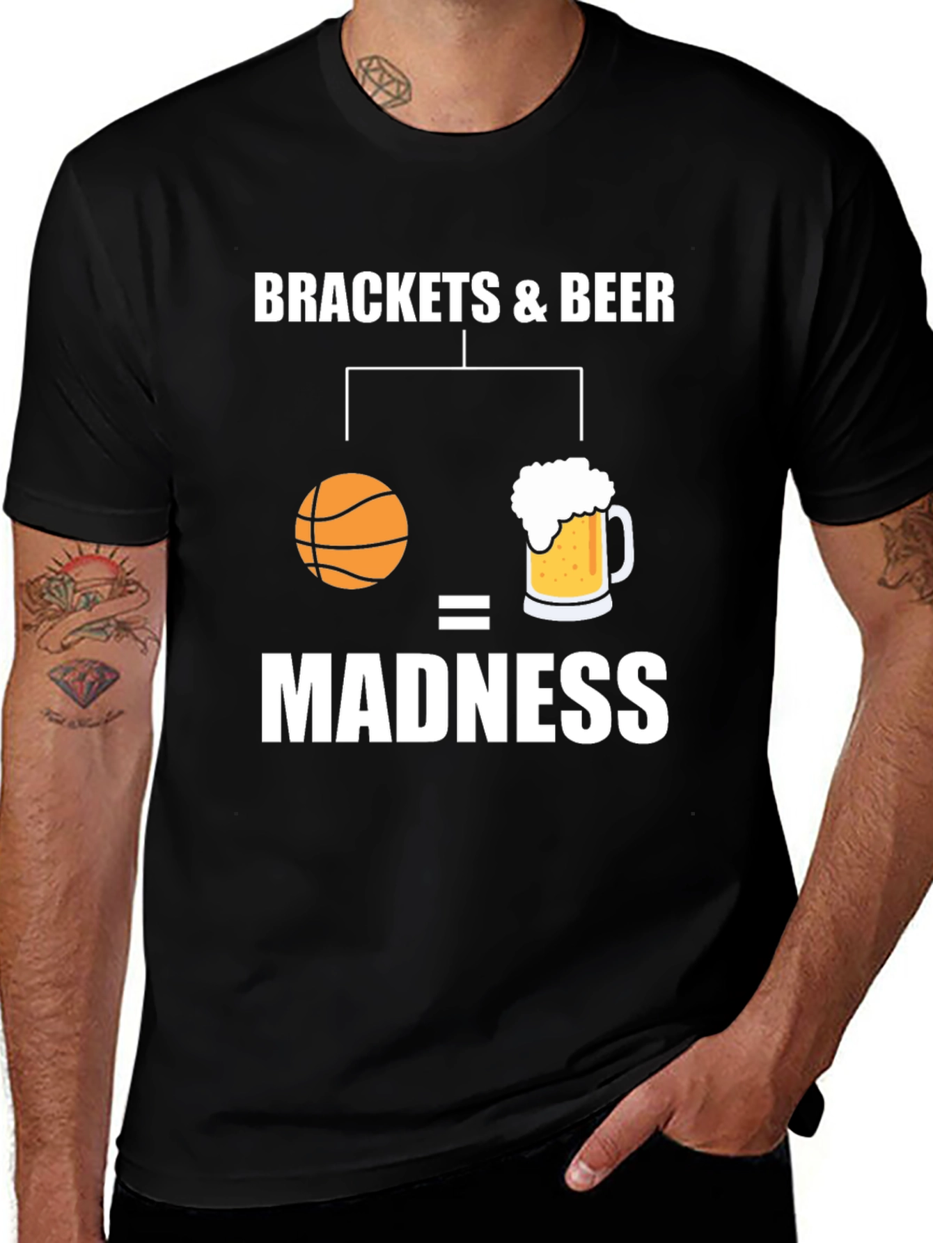 Variant 12 of Brackets & Beer Madness T-Shirt