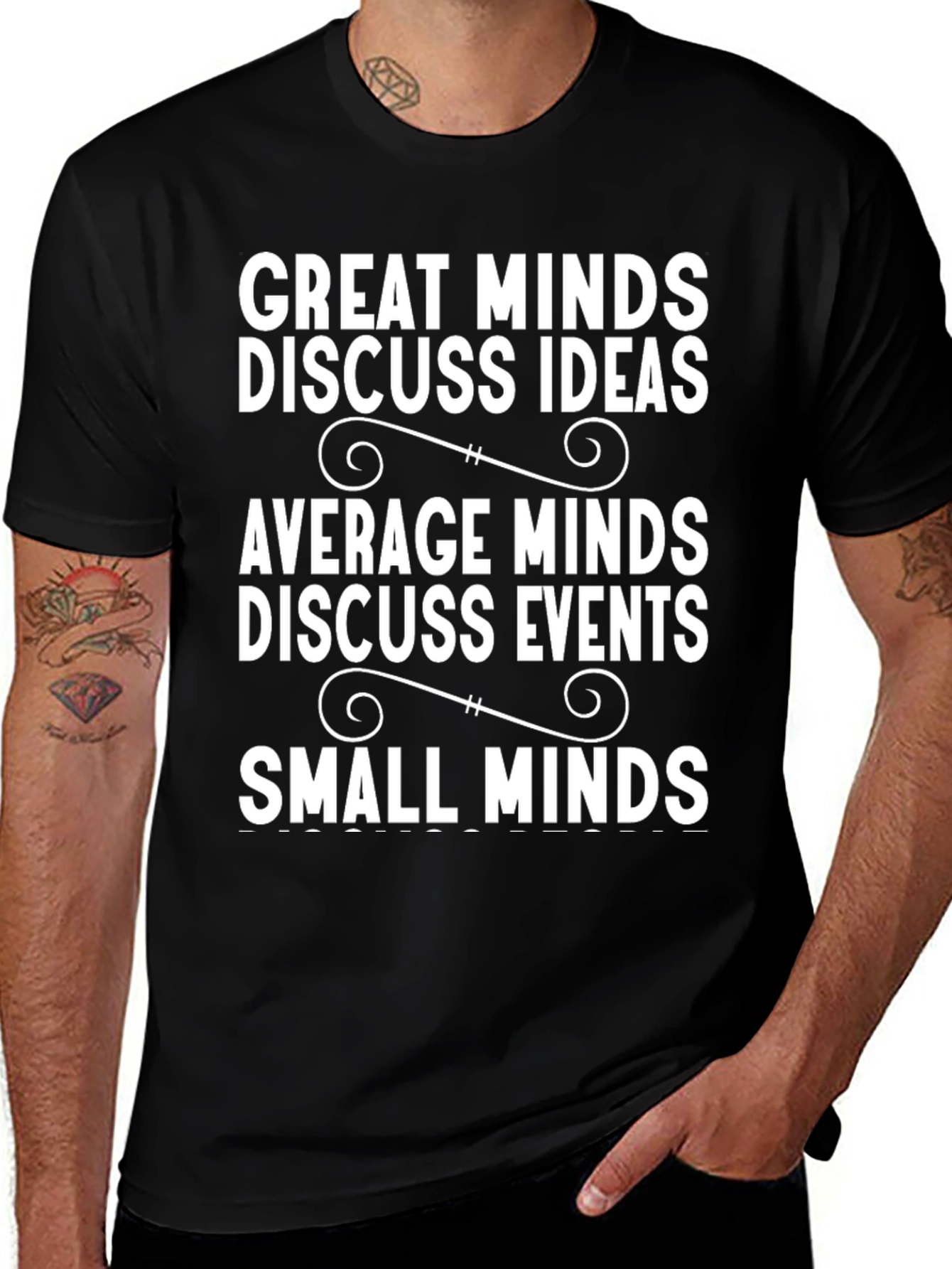 Variant 3 of Great Minds Discuss Ideas Graphic T-Shirt
