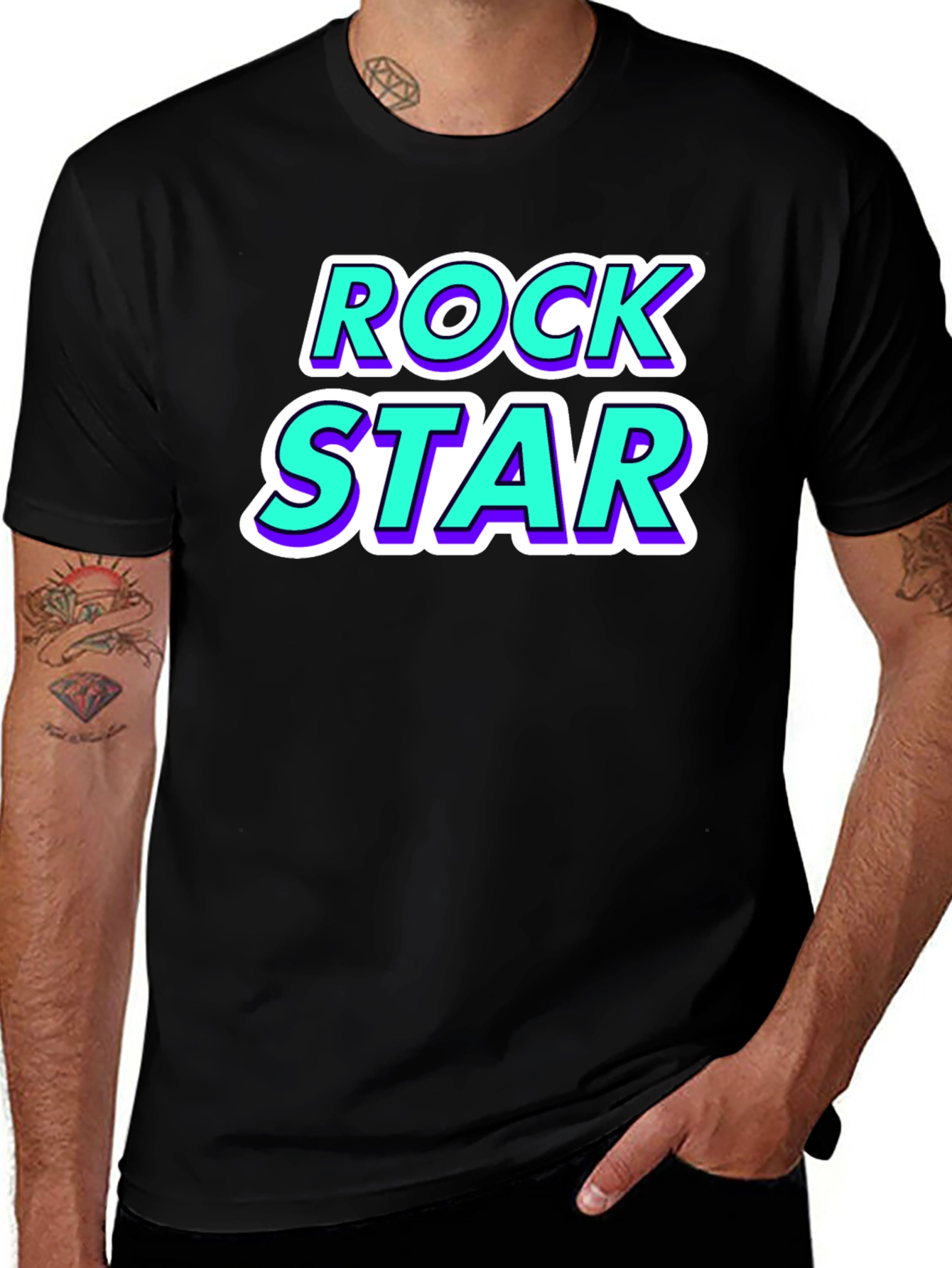 Variant 13 of Rock Star Black T-Shirt