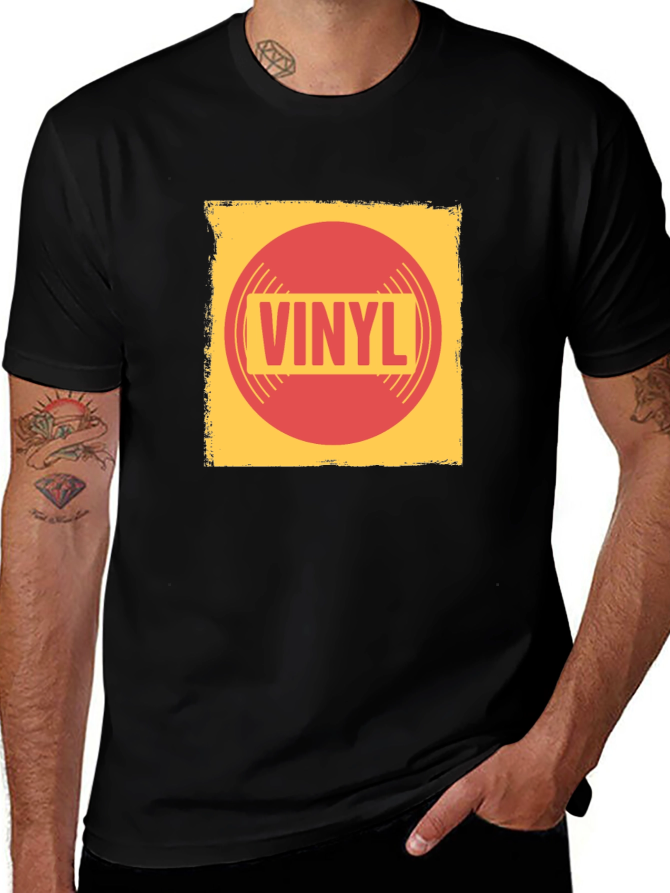 Variant 30 of Vinyl Record T-Shirt - Retro Music Tee