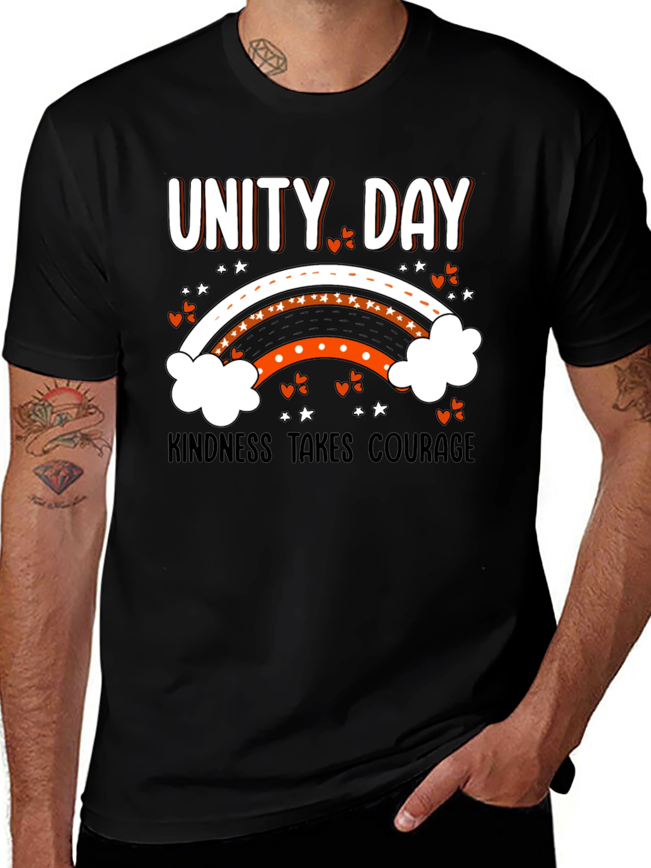 Unity Day Kindness Takes Courage T-Shirt