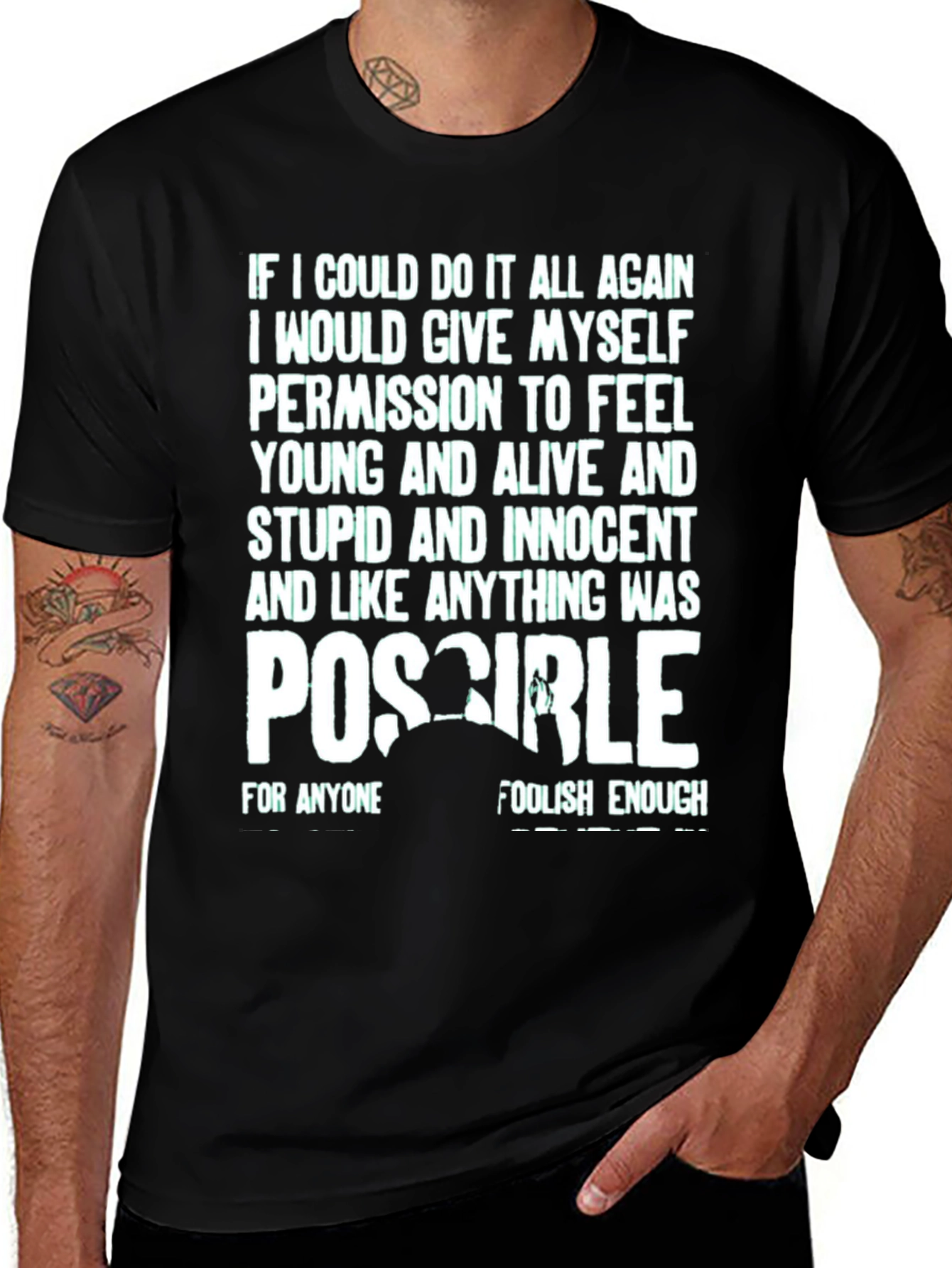 Variant 22 of Inspirational T-Shirt - 'Possible' Design