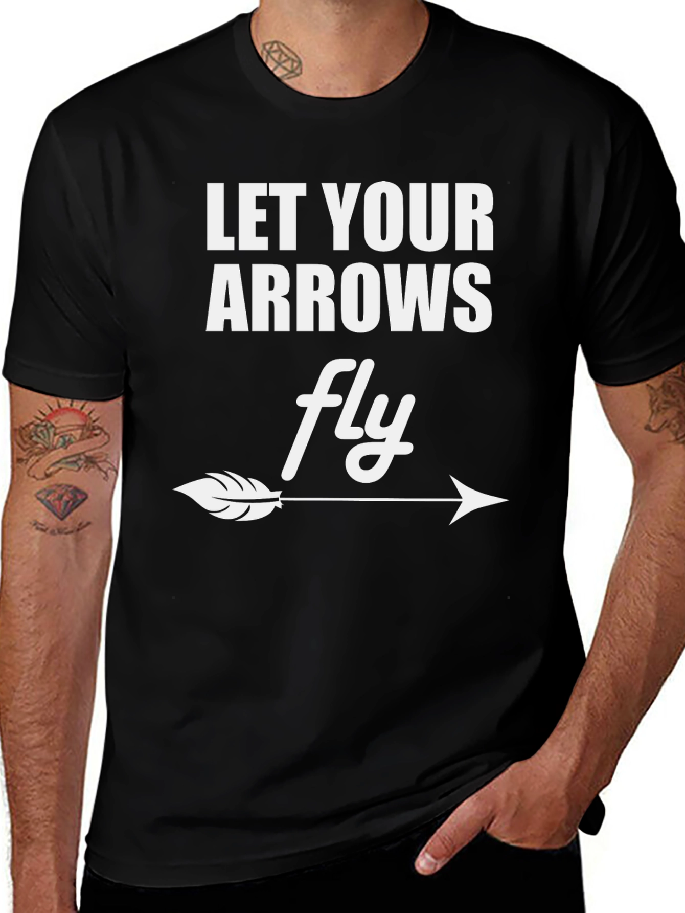 Variant 22 of Let Your Arrows Fly Graphic Tee