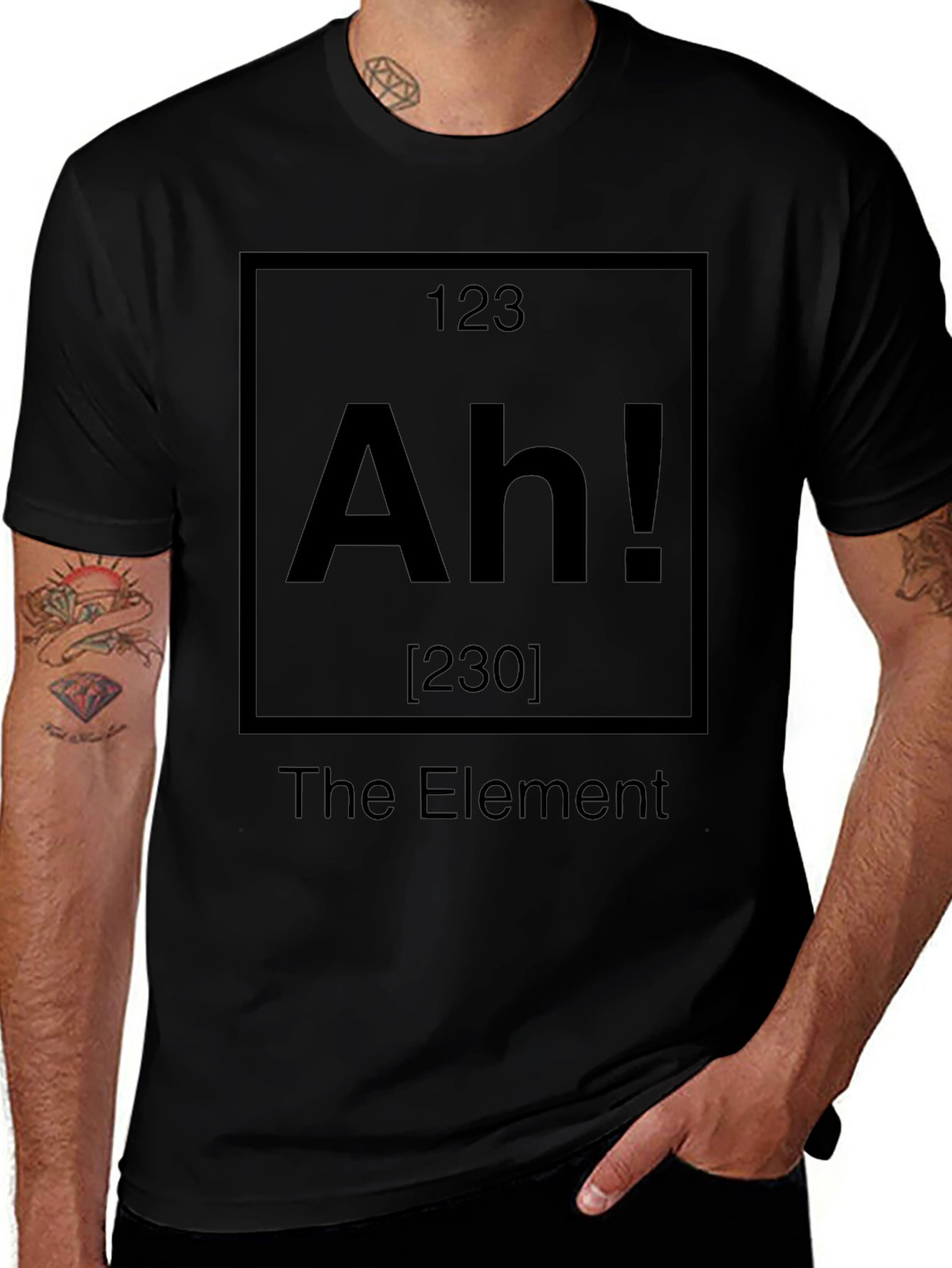 The Element Ah! Funny Graphic Novelty T-Shirt