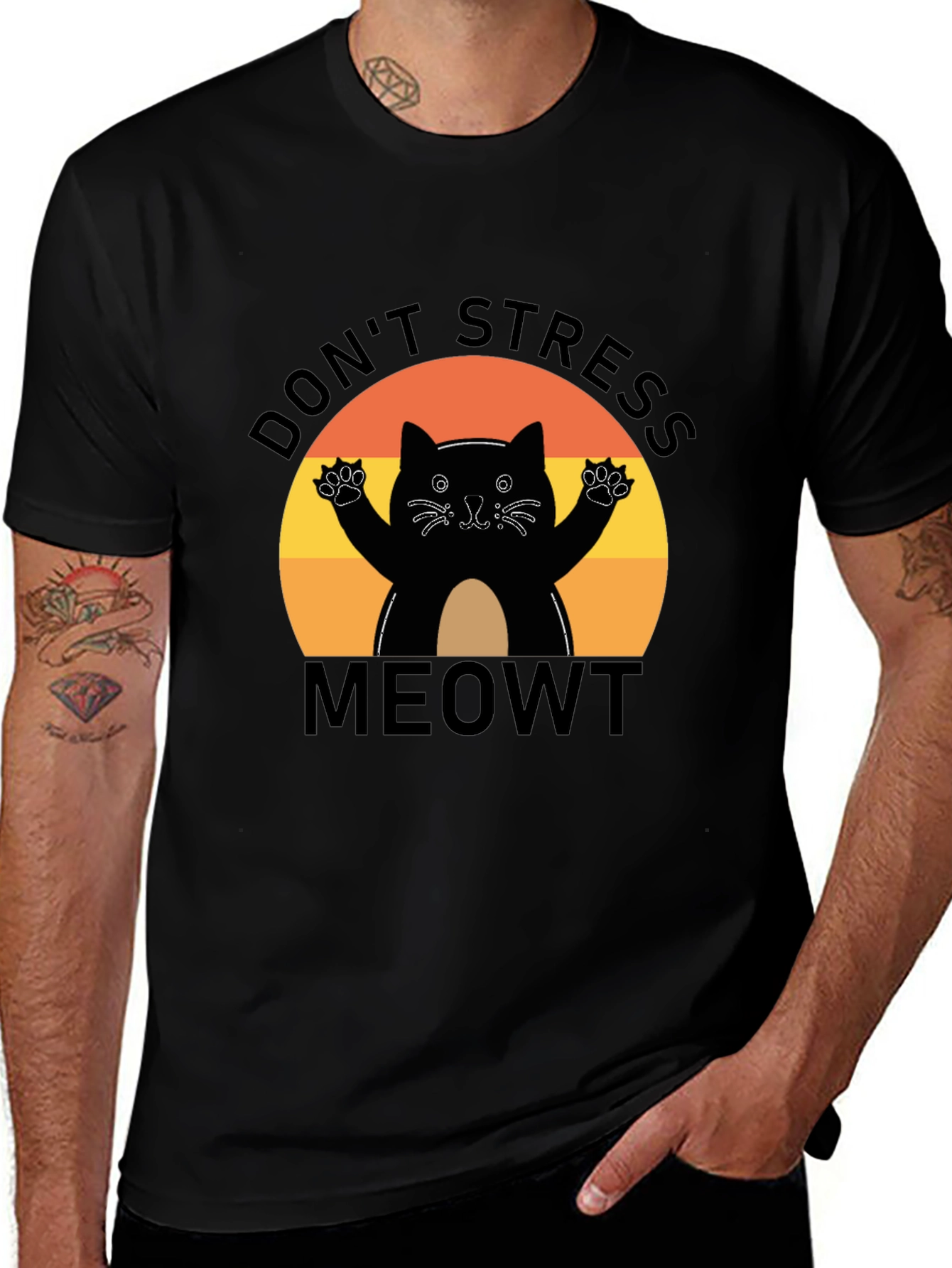 Variant 24 of Don't Stress Meowt T-Shirt