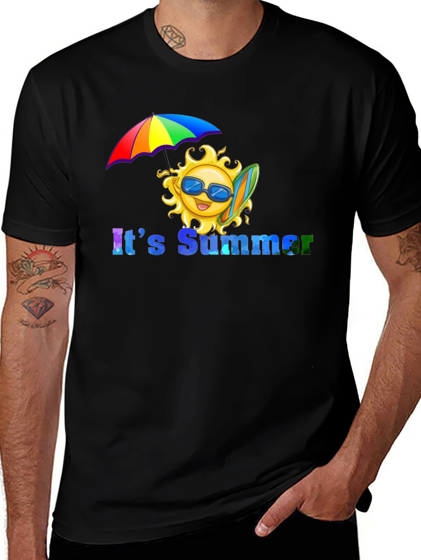 Variant 11 of It's Summer T-Shirt - Fun Sunny Design
